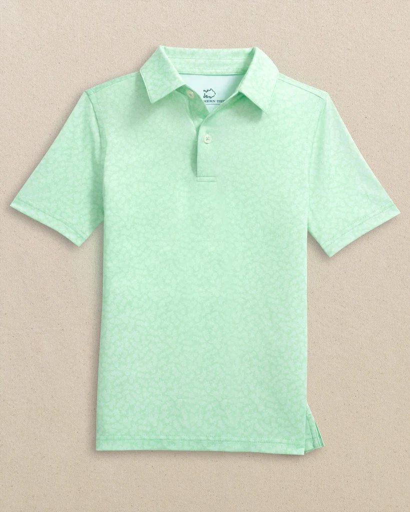 Exceptional Boys Driver Pineapple Parade Printed Performance Polo Casual