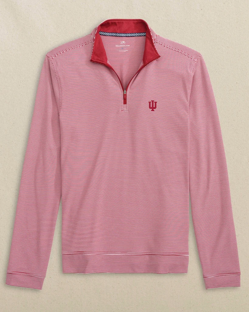 User-Friendly Indiana Hoosiers Cruiser Micro-Stripe Quarter Zip Selected