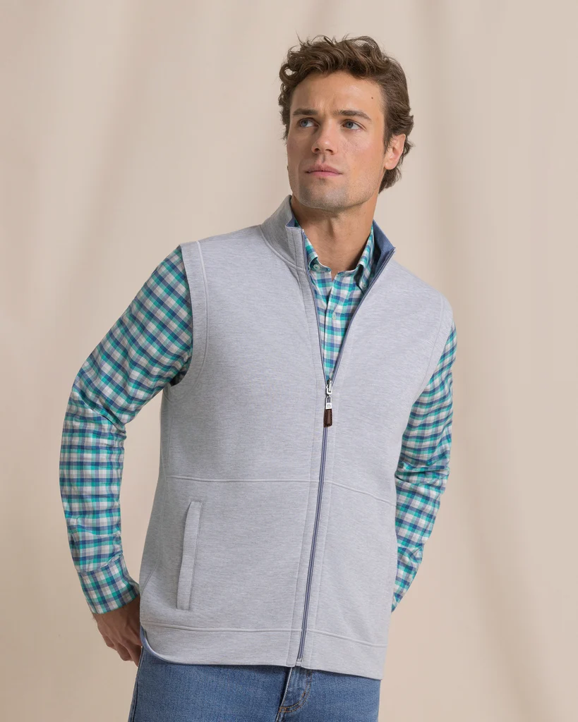 Healthy Lightweight Knit Heather Reversible Vest Exclusive