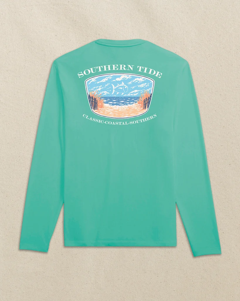 First-Class Skipjack Cloud Beach Badge Long Sleeve T-Shirt Elite