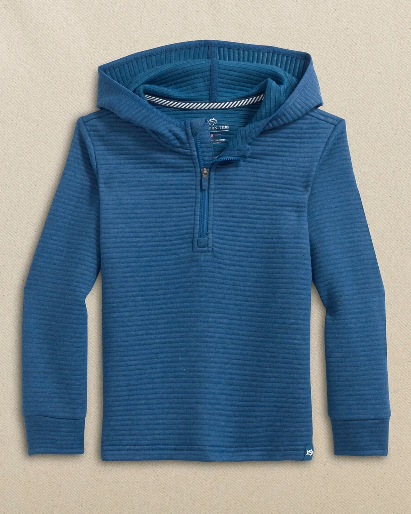 Secure Boys Heather Ottoman Quarter Zip Hoodie Verified