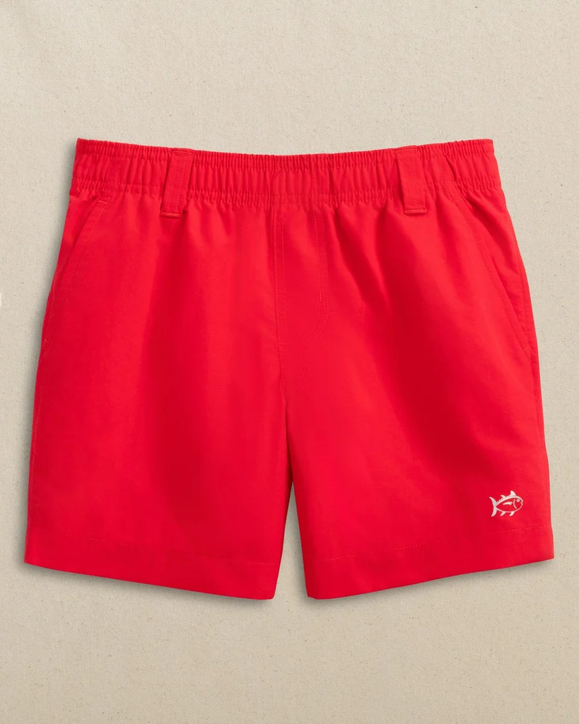 Artisan Boys Shoreline Active Short - Channel Marker Red Flexible