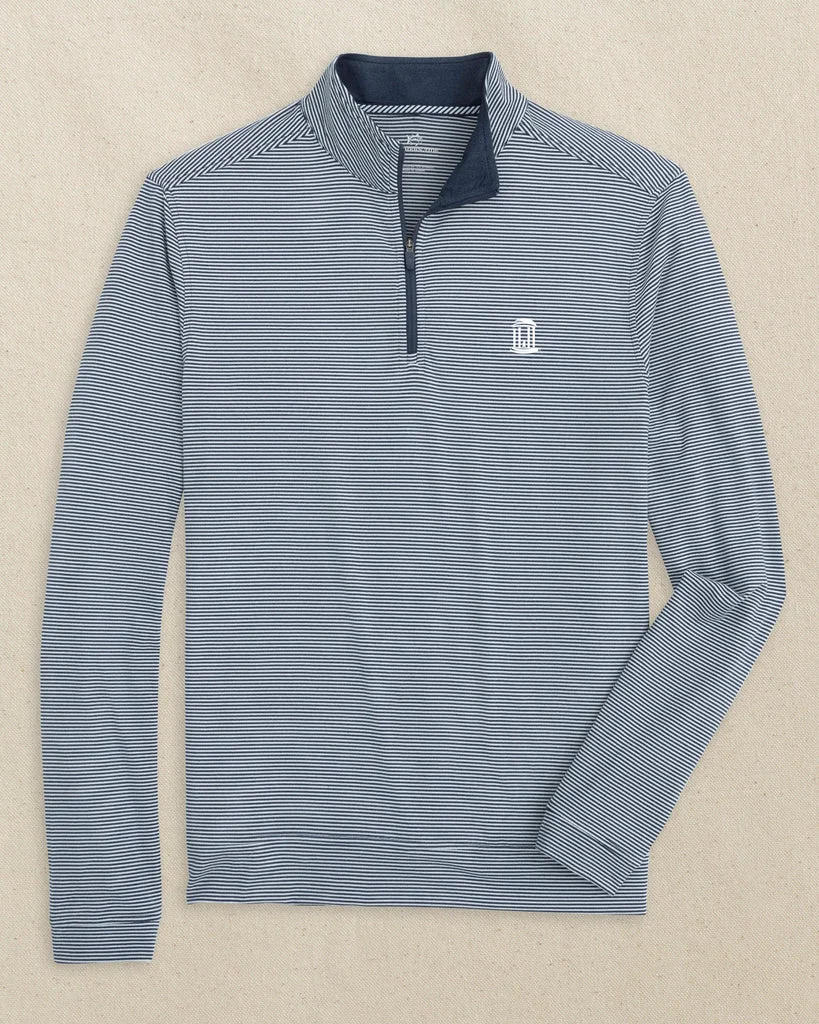Classic UNC Tar Heels Old Well Cruiser Micro-Stripe Quarter Zip Luxury