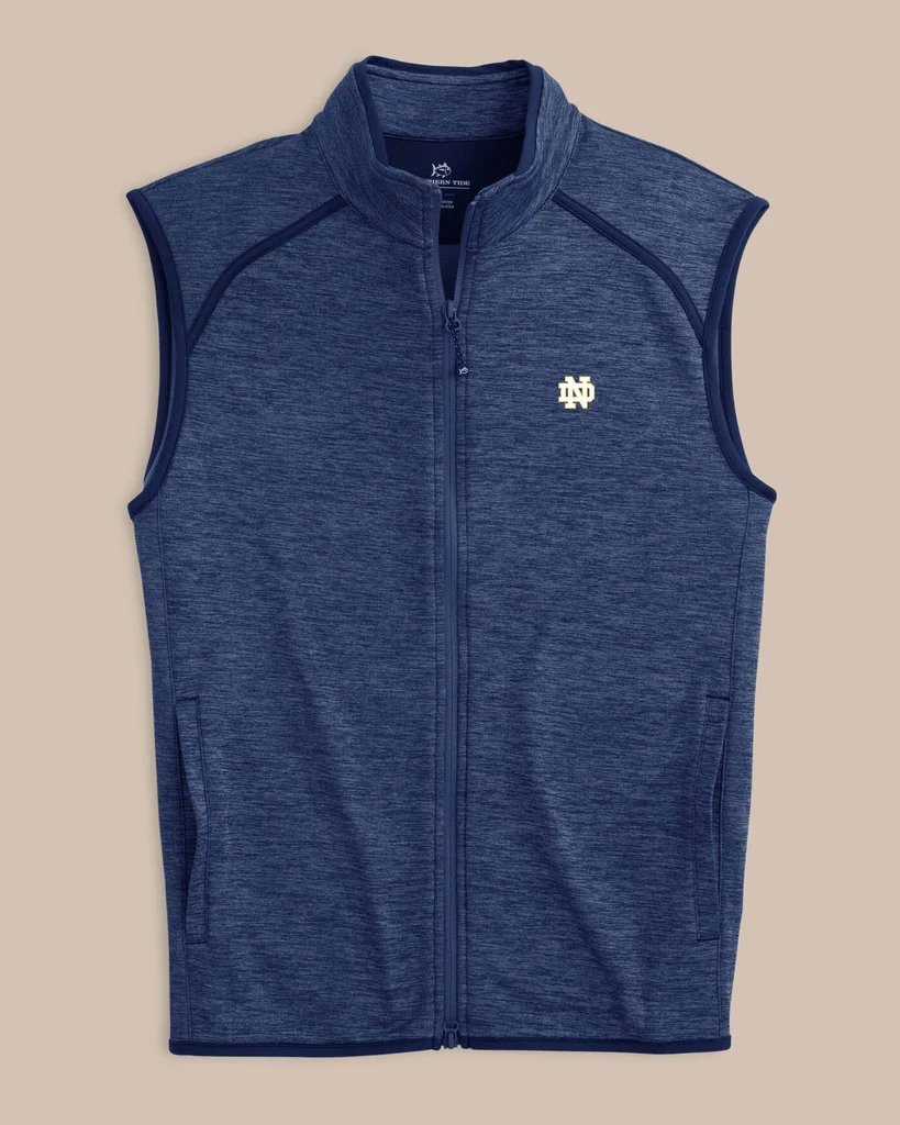 Contemporary Notre Dame Fighting Irish Baybrook Heather Vest Enhanced