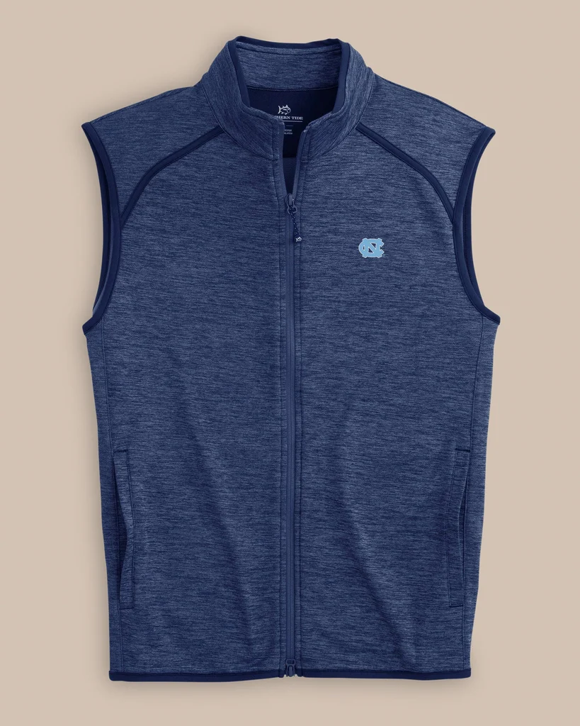 Top-Quality UNC Tar Heels Baybrook Heather Vest Secure