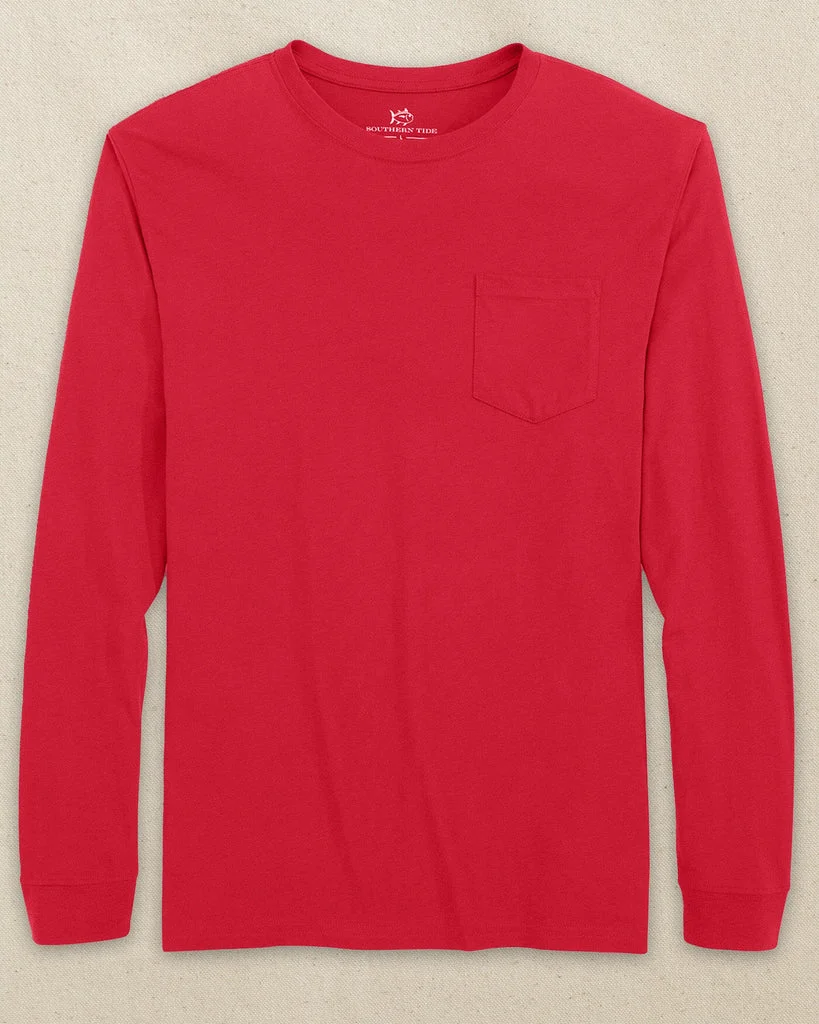 Casual Classic Long Sleeve Pocket T-Shirt Long-Lasting
