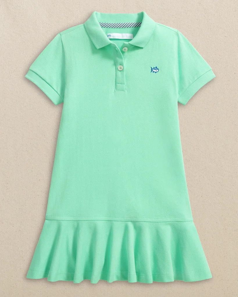 User-Friendly Girls Skipjack Dropwaist Polo Dress Specialty