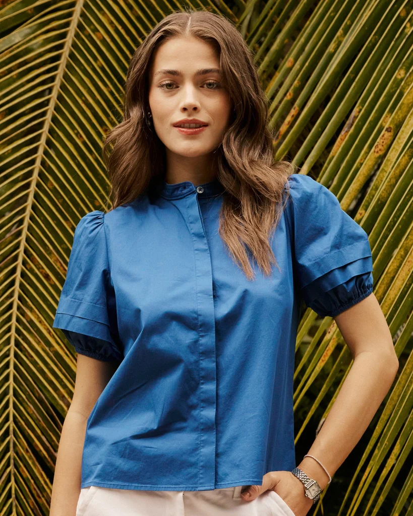 Quality Payge Solid Poplin Top Original