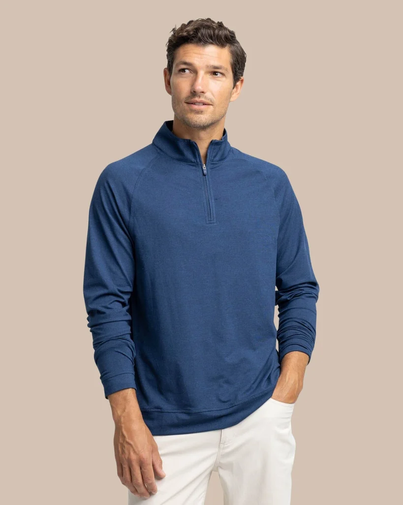 Next-Generation Cruiser Heather Quarter Zip Pullover Long-Lasting