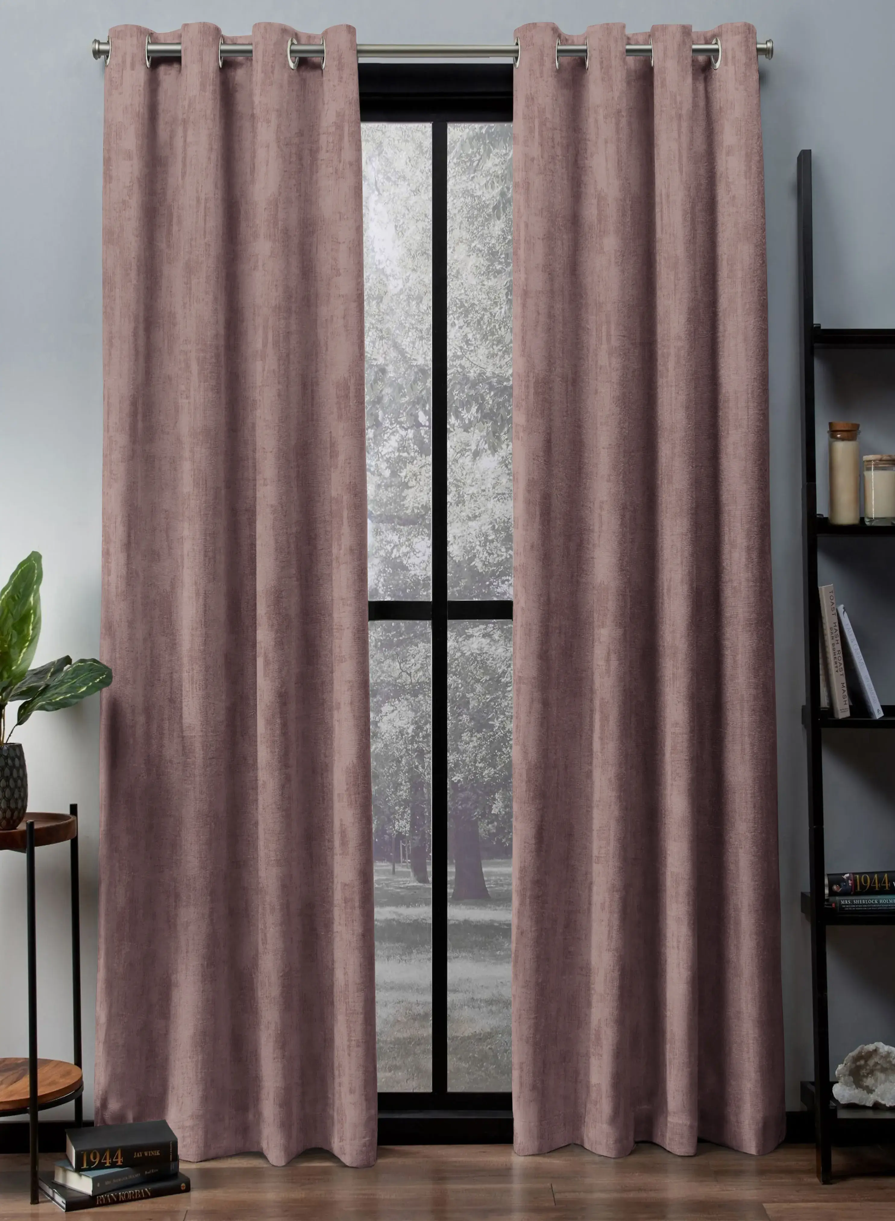 Natural Bling Rustic Vibe Room Darkening Curtains Cotton Pale Brown Set of 2The Guide to Measuring and Choosing Curtains Powerful