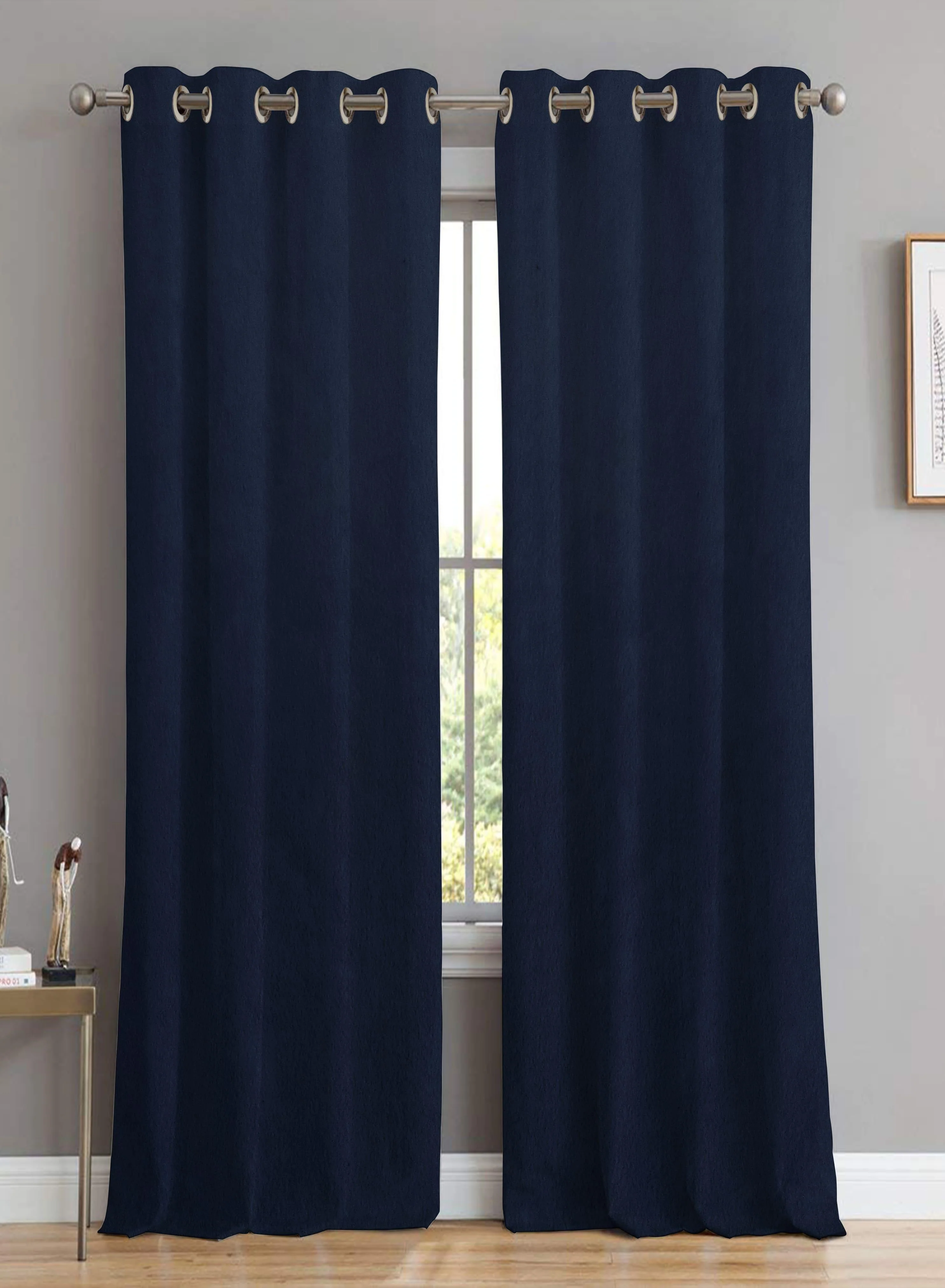 High-Quality Meraki Velvet Room Darkening Curtains Luxe Soft-Heavy Fabric Navy Blue Set of 2 Fully CustomizableThe Guide to Measuring and Choosing Curtains Healthy