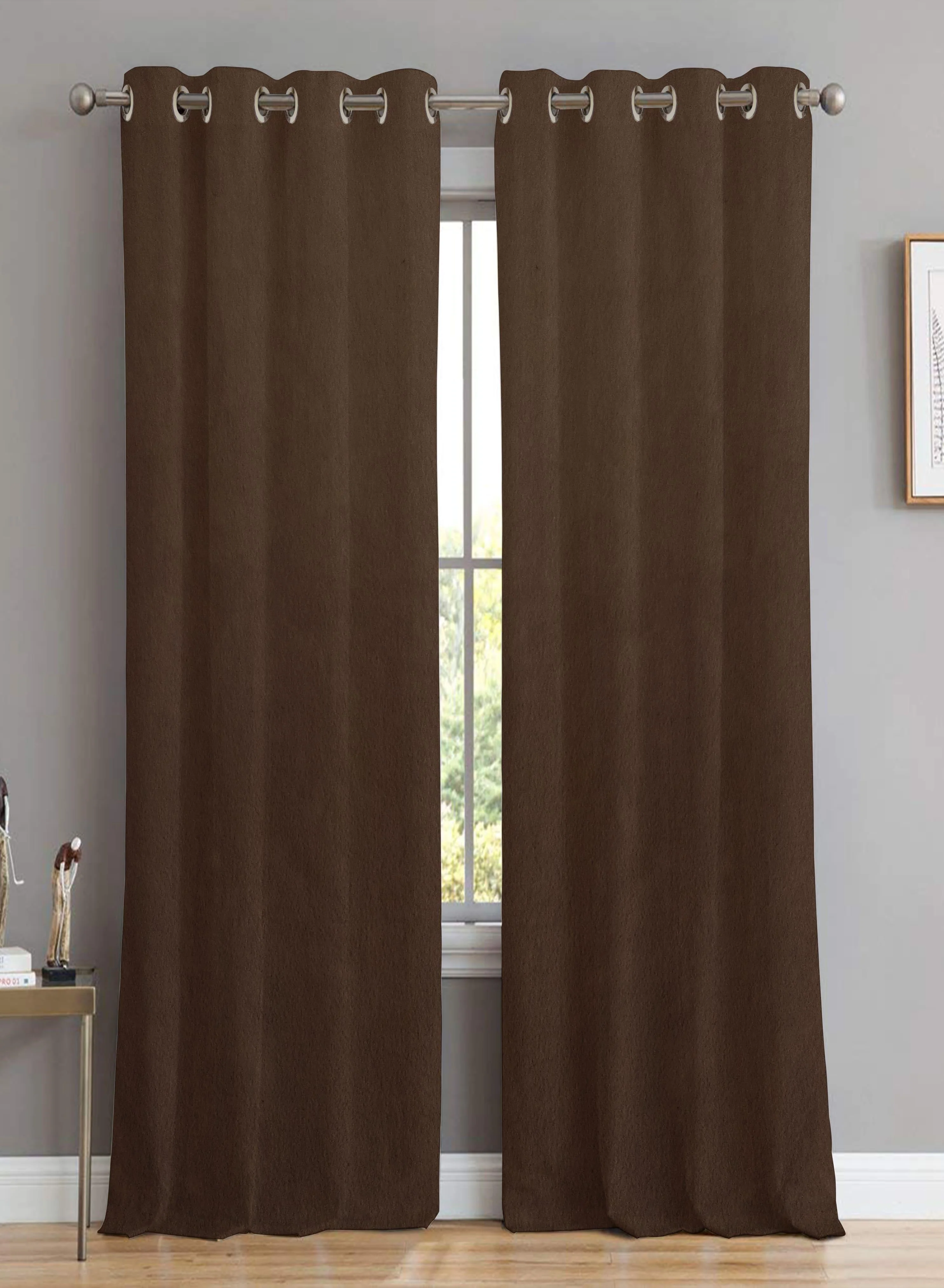 Detailed Meraki Velvet Room Darkening Curtains Luxe Soft-Heavy Fabric Cocoa Brown Set of 2 Fully CustomizableThe Guide to Measuring and Choosing Curtains Trusted