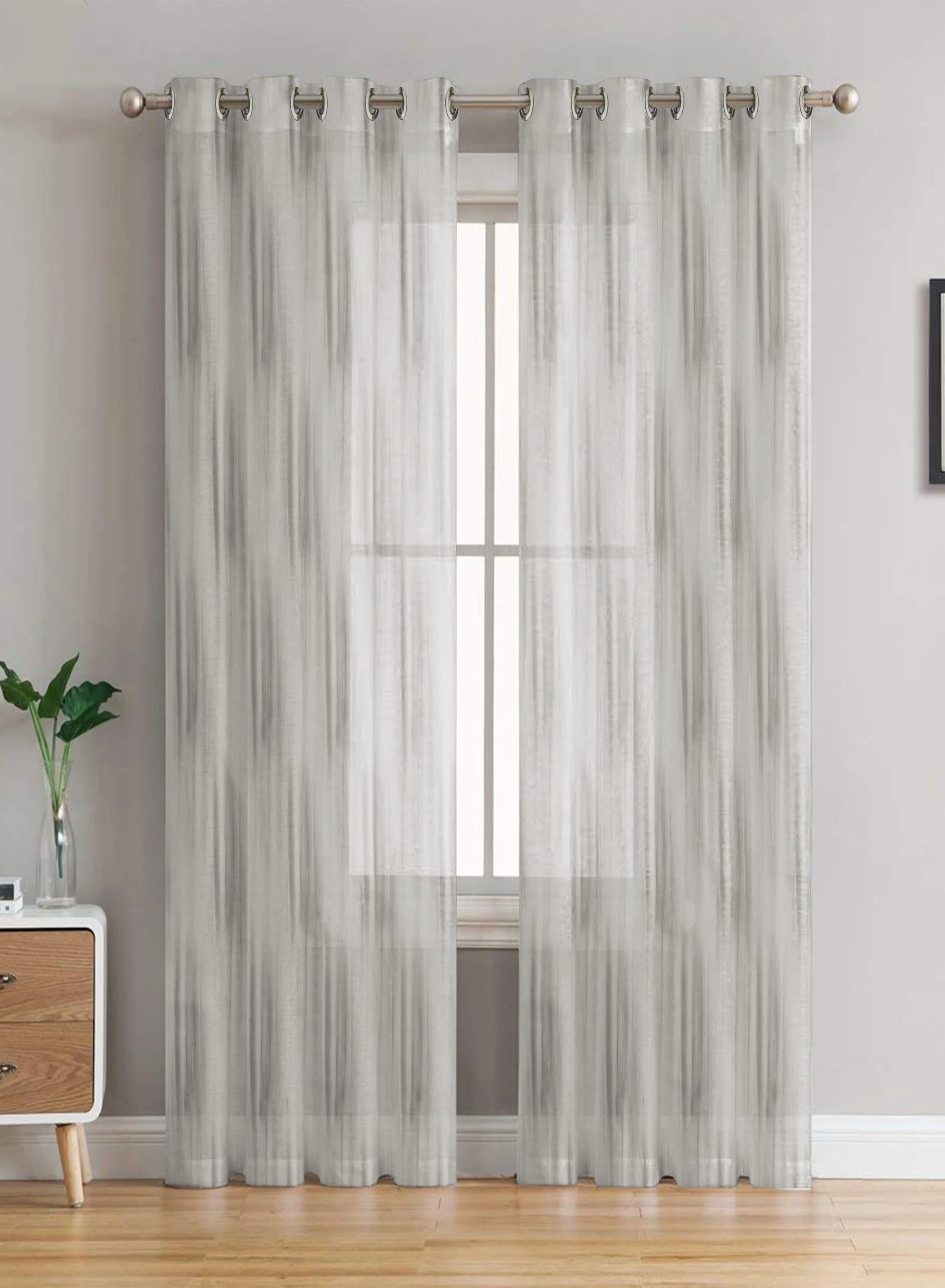 Easy-to-Use Farella Textured Sheer Curtains Gray Set of 2The Guide to Measuring and Choosing Curtains Innovative