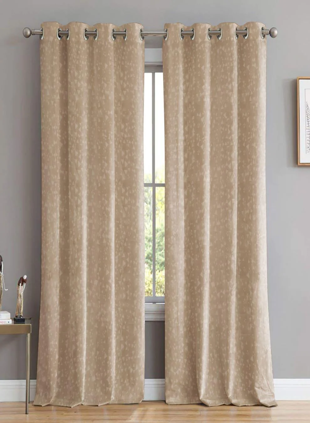 Artisan Elwana Jacquard Room Darkening Curtains Golden Sand Set of 2 Pattern 3 The Guide to Measuring and Choosing Curtains High-Performance