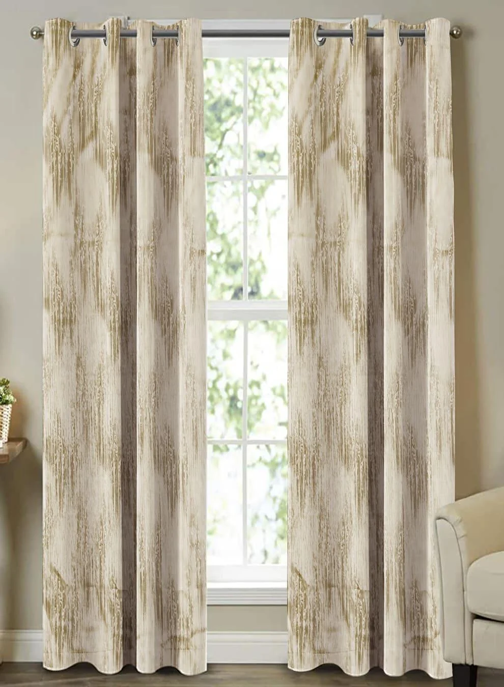 Fast Farella Jacquard Room Darkening Curtains Pale Brown Set of 2 Pattern 2 The Guide to Measuring and Choosing Curtains High-Quality