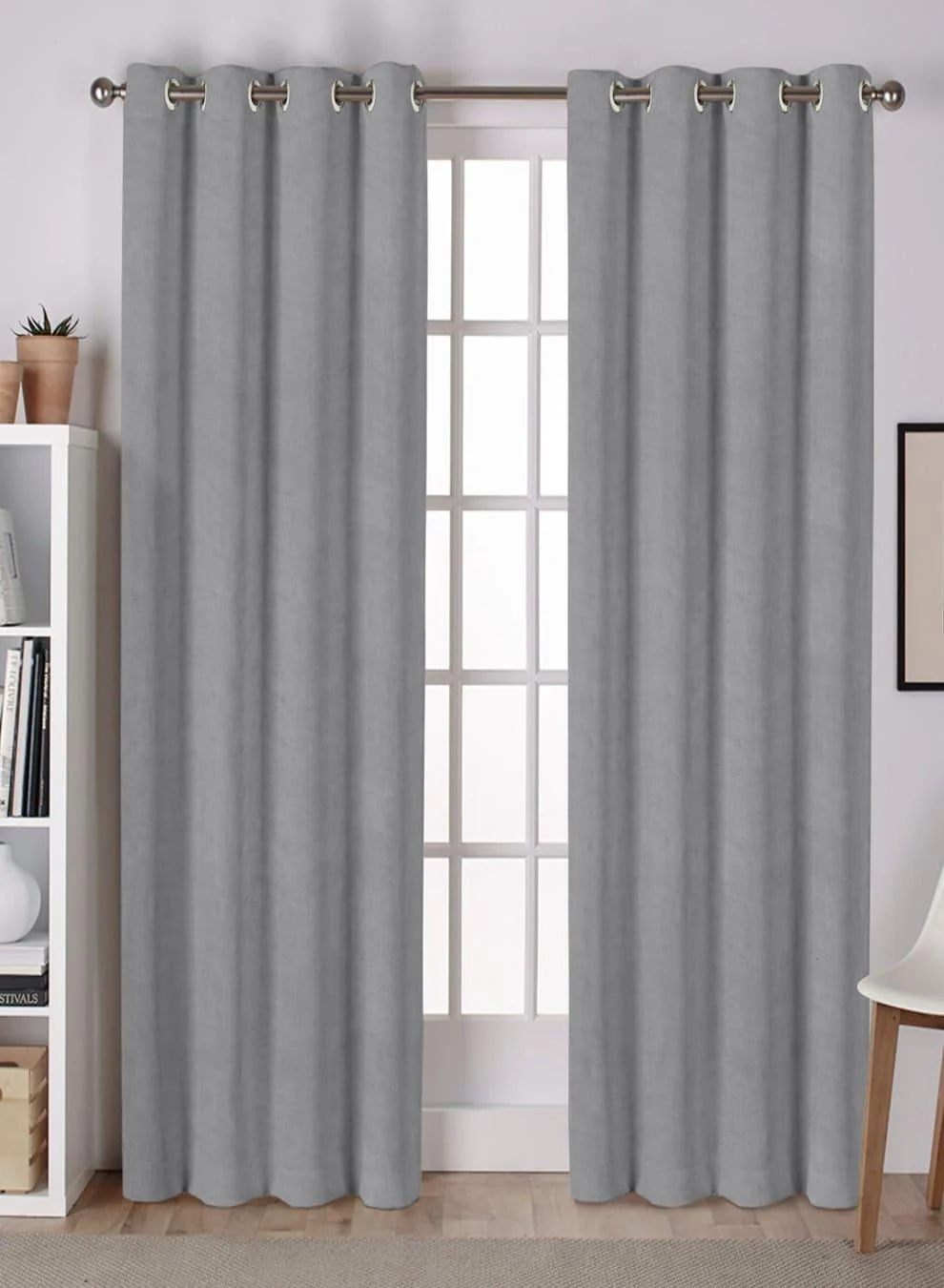 Reliable Lyon Cotton Room Darkening Curtains Plain Elegance for Modern Homes Soft Blue Set of 2 Fully CustomizableThe Guide to Measuring and Choosing Curtains Consistent