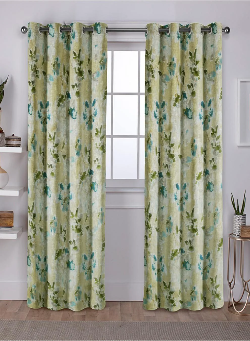 Stylish Solana Room Darkening Curtains Elegant Floral Print Lemon Set of 2 Fully CustomizableThe Guide to Measuring and Choosing Curtains Exceptional
