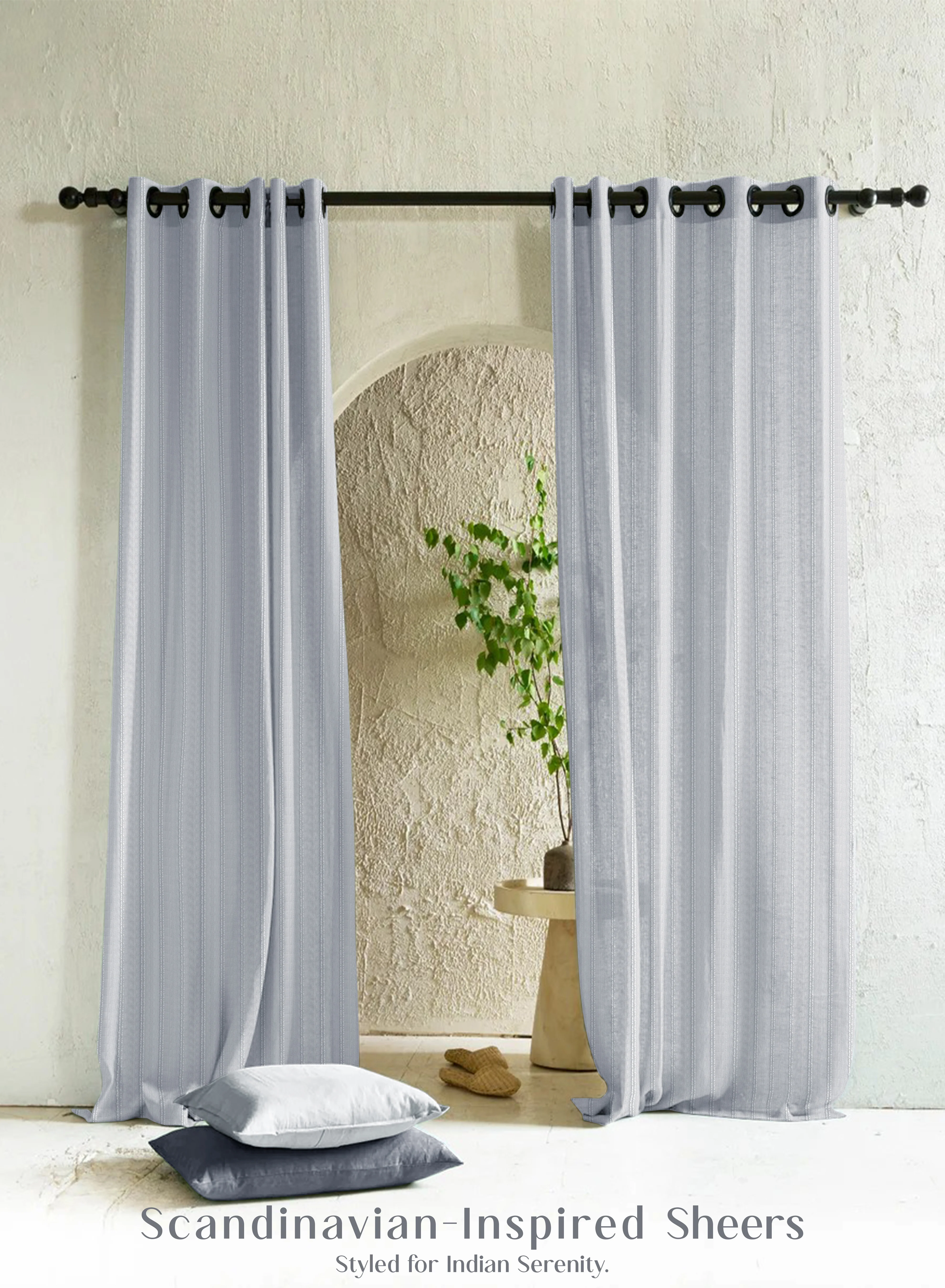 Versatile Amore Striped Sheer Curtains Airy Elegance Soft Light Filter Echo Blue Set of 2 Fully CustomizableThe Guide to Measuring and Choosing Curtains Superior