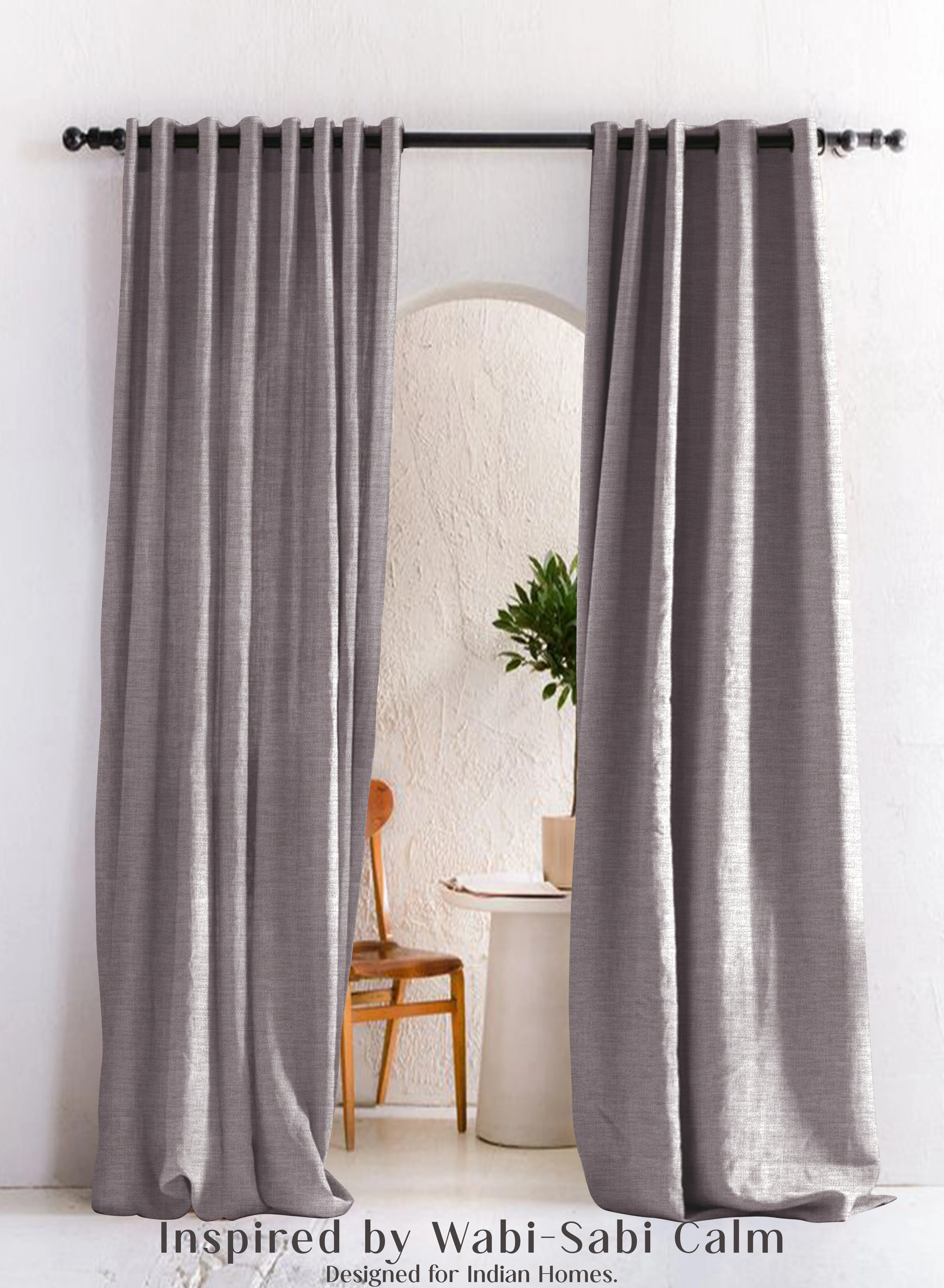 Selected Amore Plain Cotton Blackout Curtains Modern Elegance Total Light Block Gray Set of 2 Fully CustomizableThe Guide to Measuring and Choosing Curtains Natural