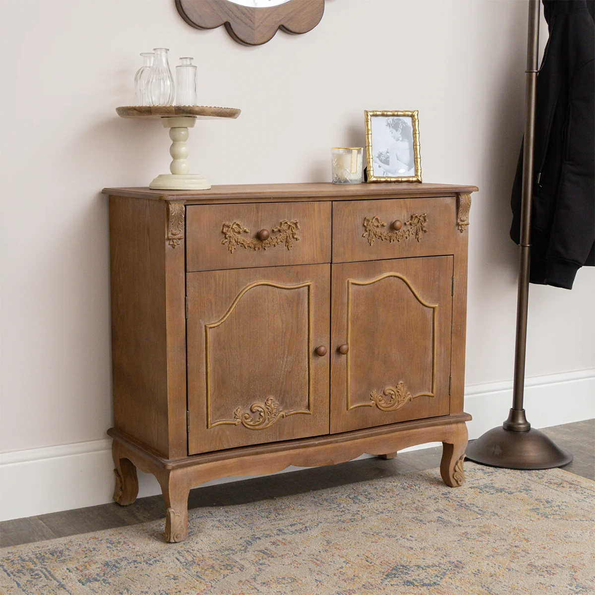 Eco-Friendly Large Wooden Sideboard Cupboard - Pays Du Bois Range Specialty