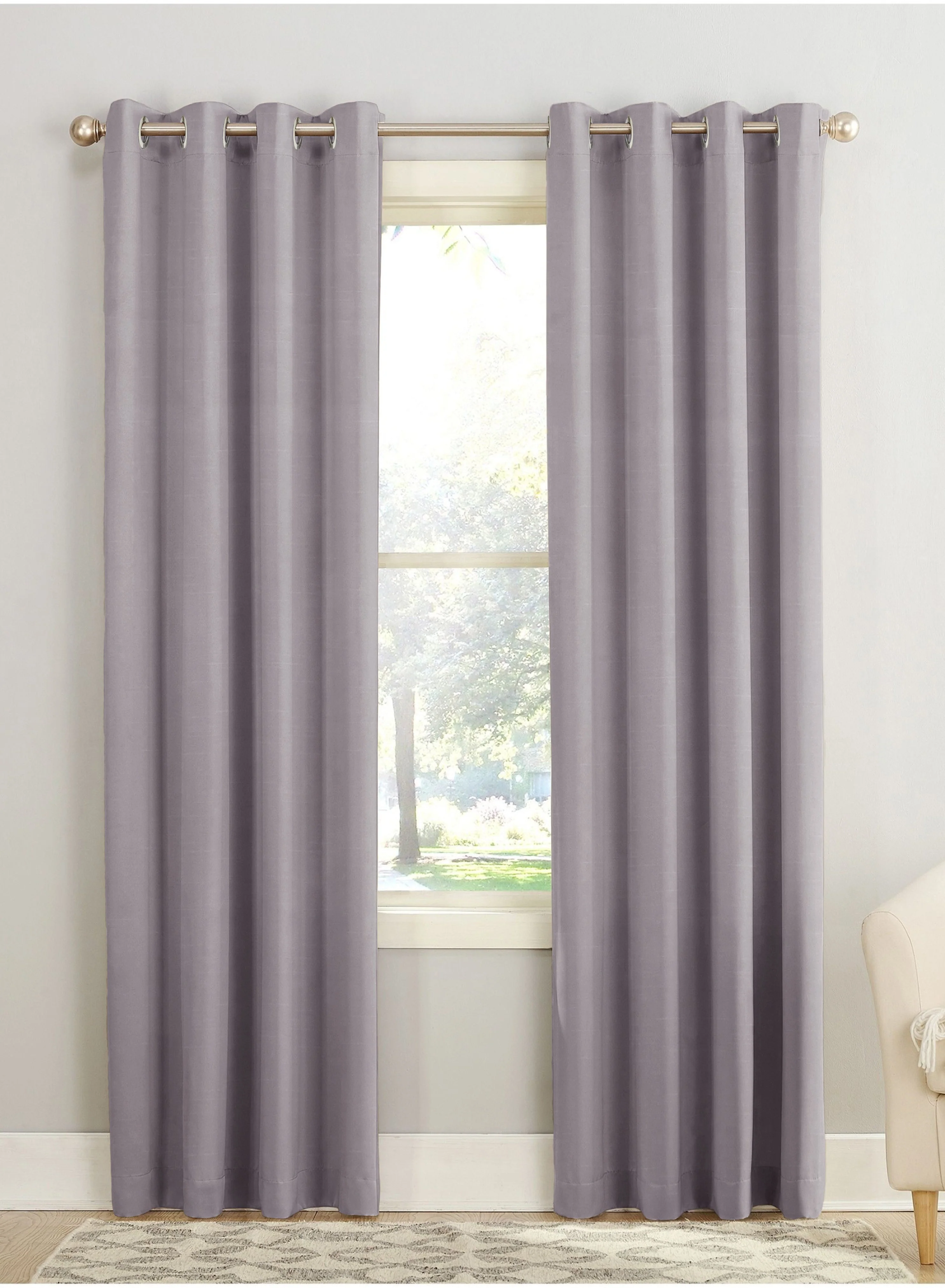 Minimalist Casper Plain Blackout Curtains Light Gray Set of 2The Guide to Measuring and Choosing Curtains Fine