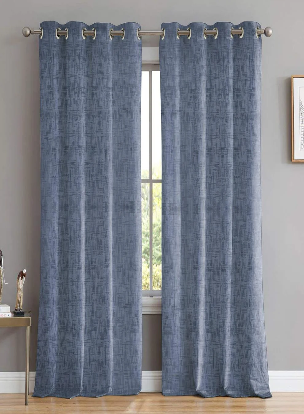 Consistent Elwana Jacquard Blackout Curtains Blue Set of 2 Pattern 2 The Guide to Measuring and Choosing Curtains Refined