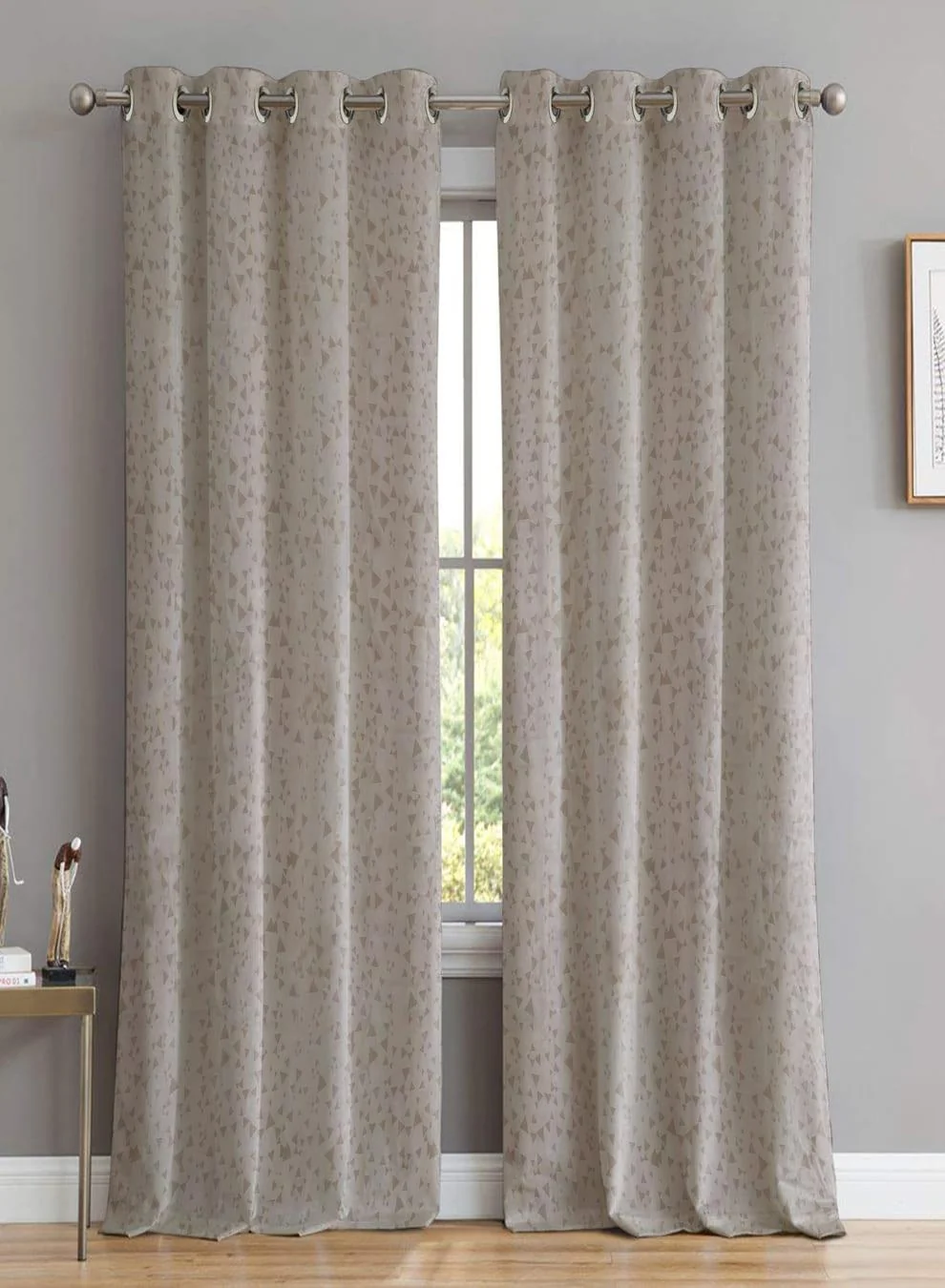 Fine Elwana Jacquard Blackout Curtains Rhino Gray Set of 2 Pattern 3 The Guide to Measuring and Choosing Curtains Organic