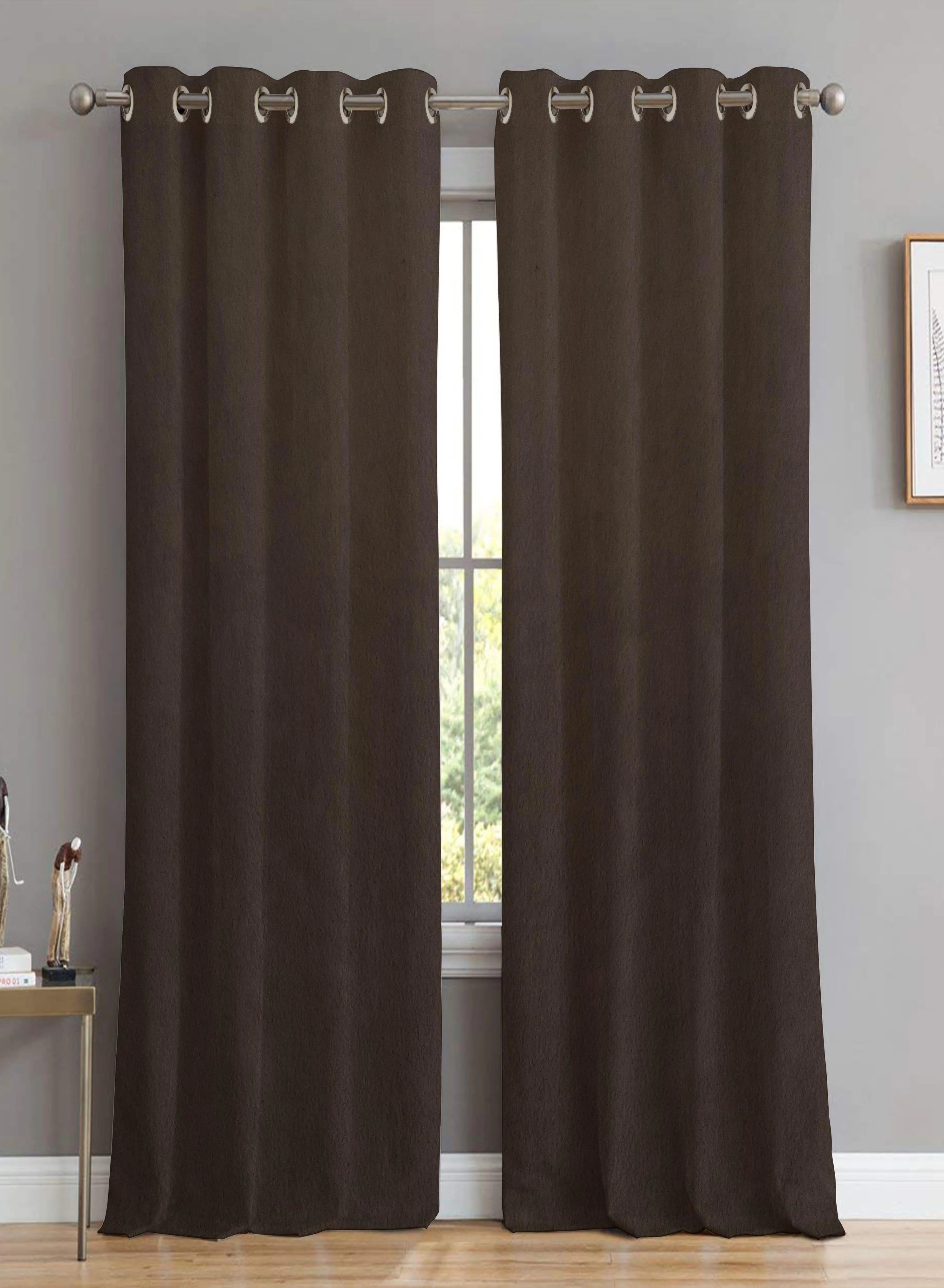 Traditional Meraki Velvet Blackout Curtains Luxe Soft-Heavy Fabric Total Light Block Mocha Brown Set of 2 Fully CustomizableThe Guide to Measuring and Choosing Curtains Enhanced