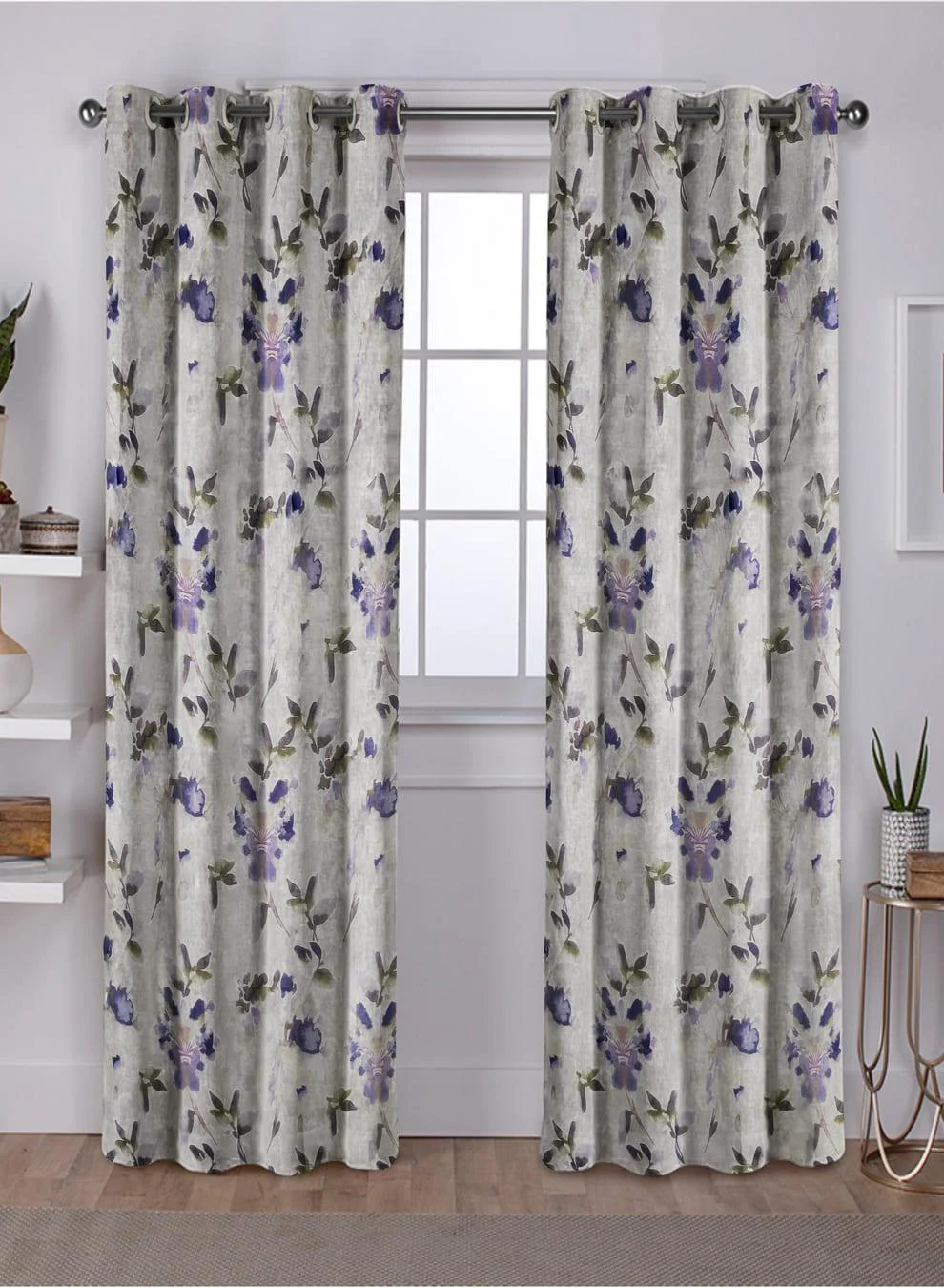 Consistent Solana Blackout Curtains Elegant Floral Print Total Light Block Lavender Blush Set of 2 Fully CustomizableThe Guide to Measuring and Choosing Curtains Crafted