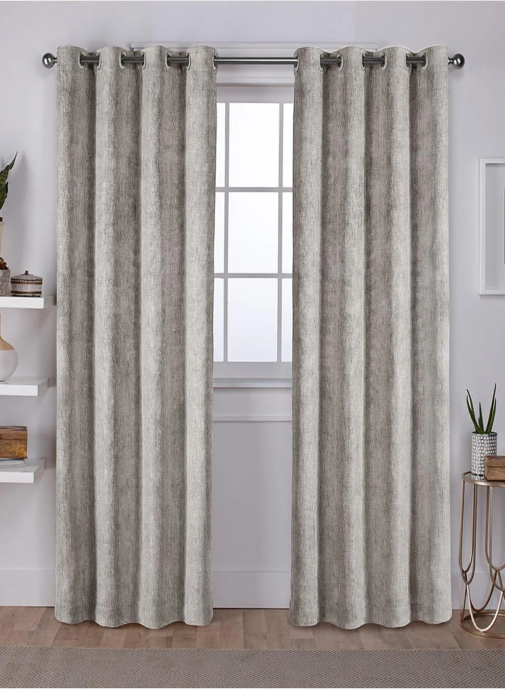 Flexible Solana Blackout Curtains Elegant Minimal Print Total Light Block Tan Set of 2 Fully CustomizableThe Guide to Measuring and Choosing Curtains Original Design