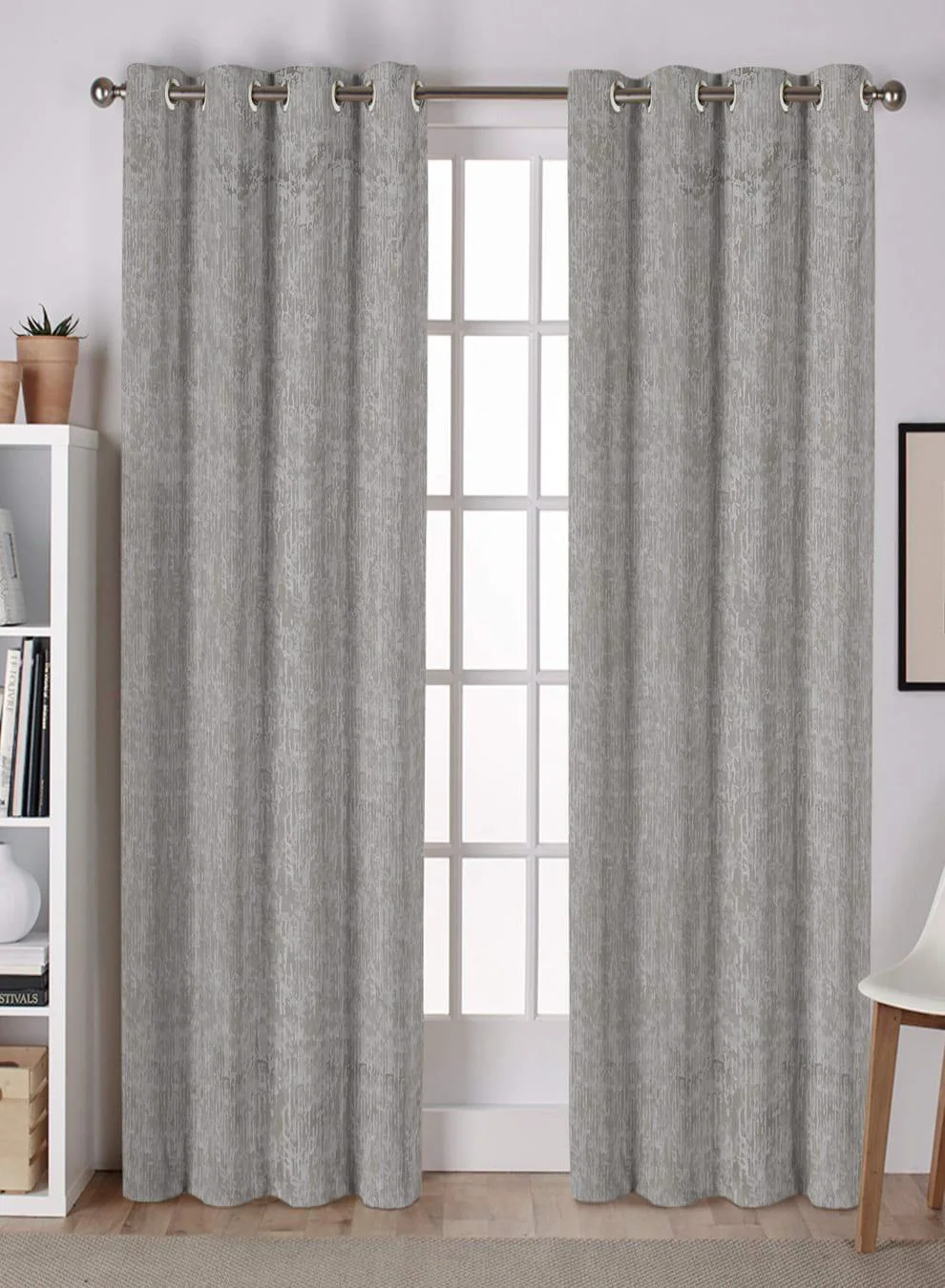 Carefully Designed Lyon Cotton Blackout Curtains Subtle Abstract Texture Total Light Block Taupe Gray Set of 2 Fully CustomizableThe Guide to Measuring and Choosing Curtains Solid