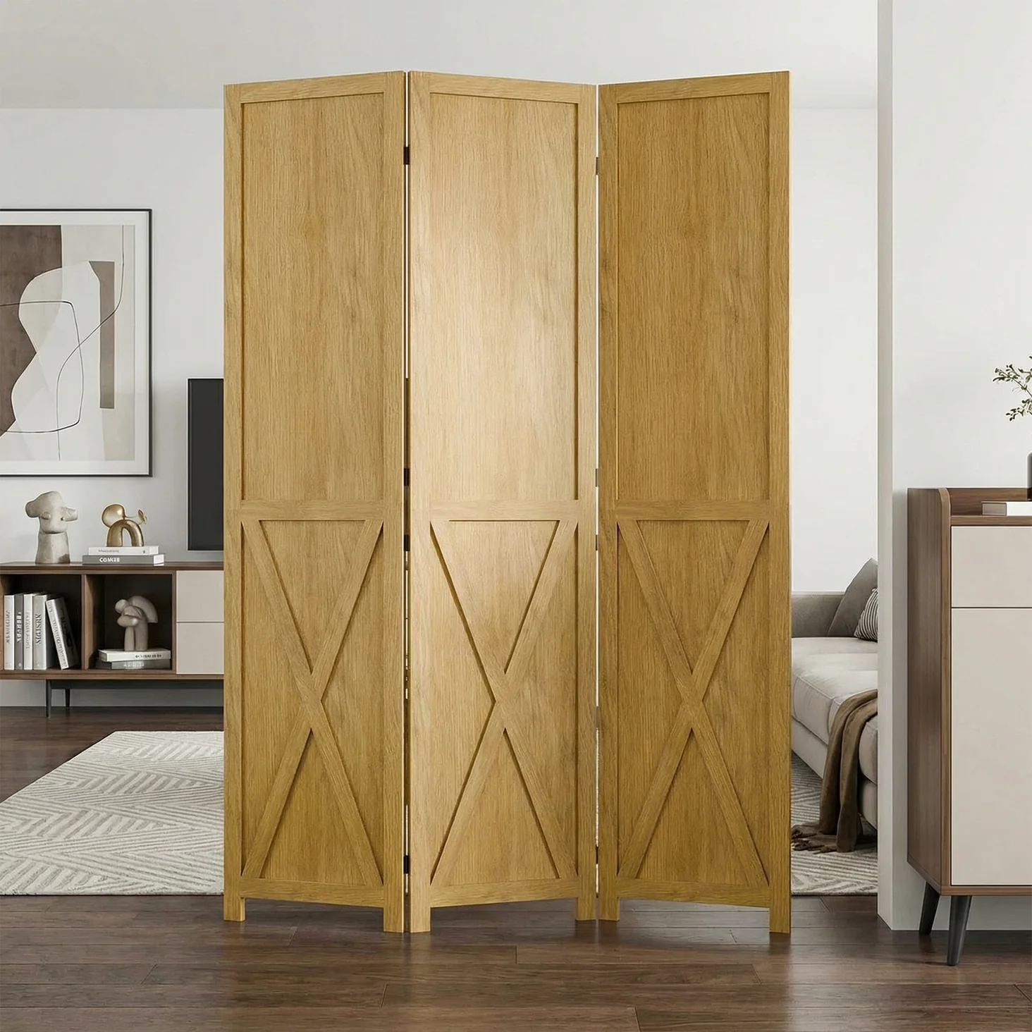Elegant Solid Wood Room Divider 5.5 ft Tall Folding Partition Wall Divider for Room Separation Indoor Privacy ScreenSolid Wood Room Divider 5.5 ft Tall Folding Partition Wall Divider for Room Separation Indoor Privacy Screen Optimized