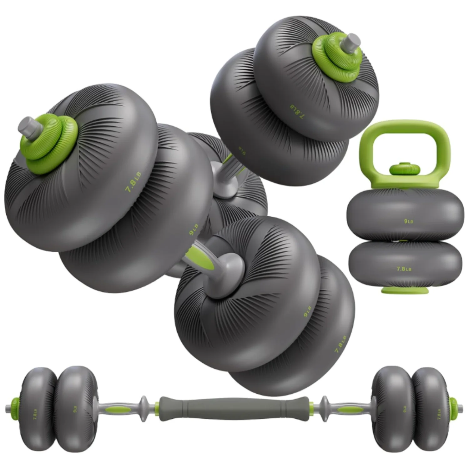 Long-Lasting 67LB Adjustable Dumbbells Set Changeable Dumbbell Kettlebells Barbell and Weight Plate Set Fitness Exercises for Home Gym Suitable Men Women67LB Adjustable Dumbbells Set Changeable Dumbbell Kettlebells Barbell and Weight Plate Set Fitness Exercises for Home Gym Suitable Men Women Carefully Designed