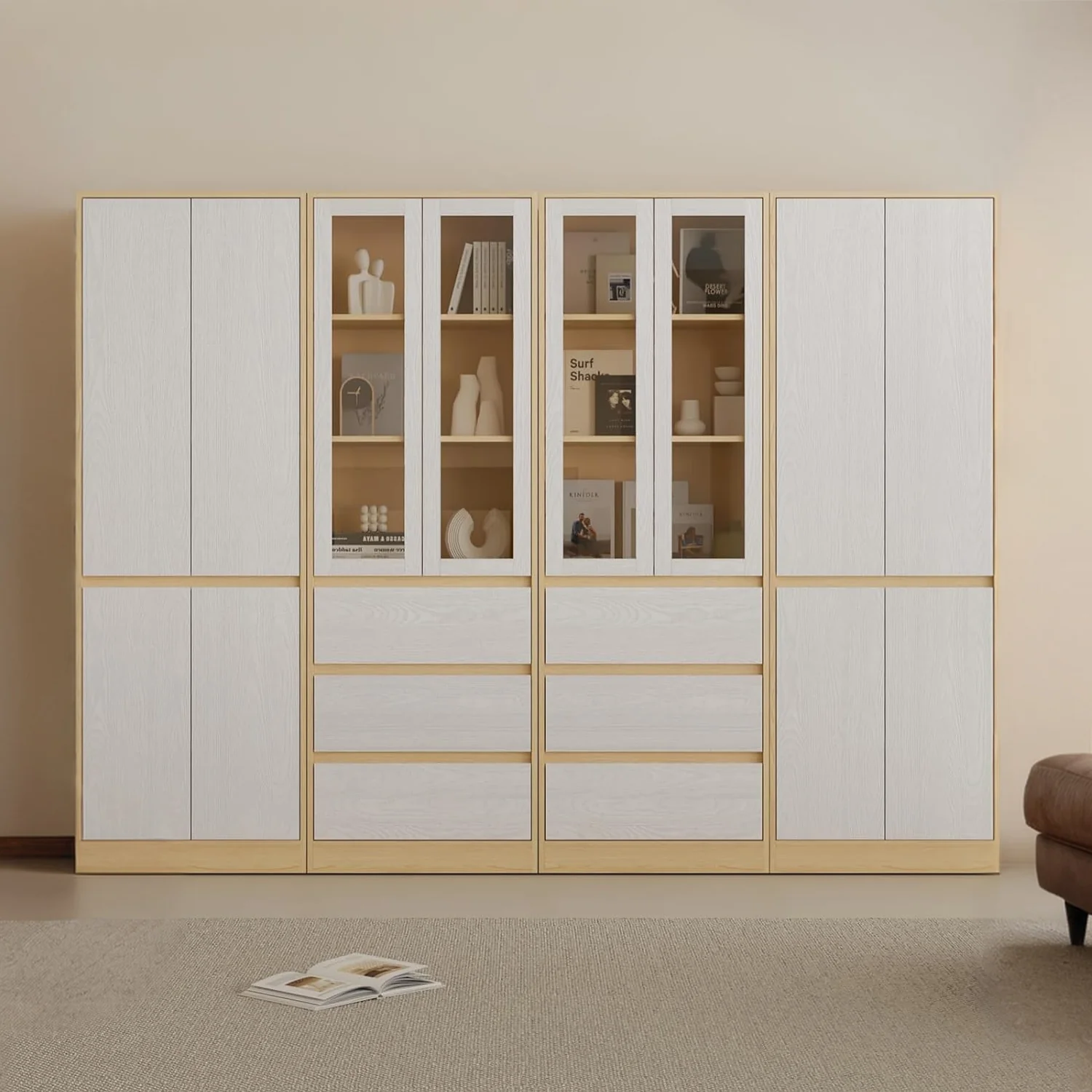 Flexible Combination Furniture File Cabinets Bookcases Storage Shelves 4pcs Set BBDD Combination Furniture File Cabinets Bookcases Storage Shelves 4pcs Set BBDD Excellent