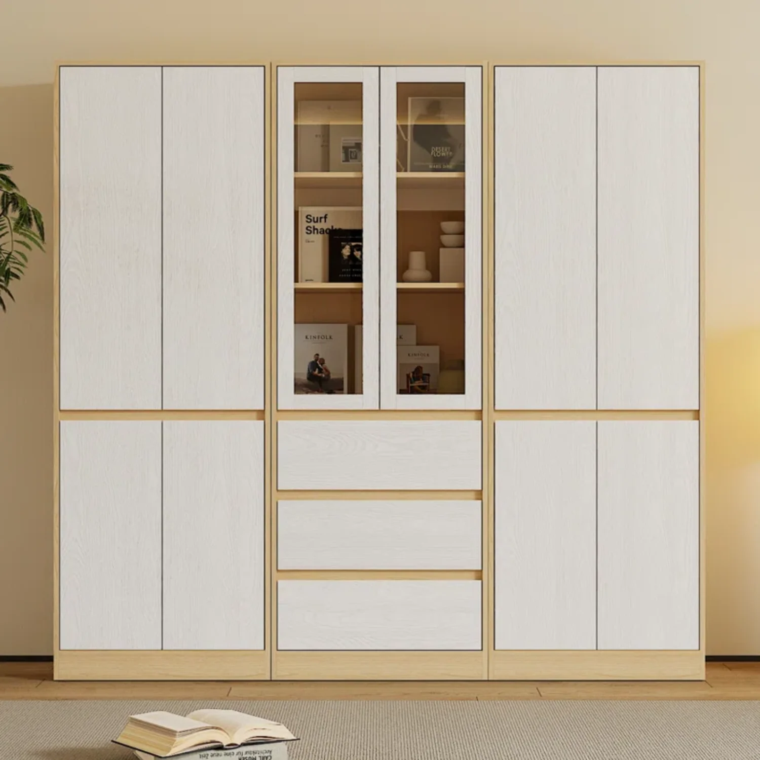 Modern Combination Furniture File Cabinets Bookcases Storage Shelves 3pcs Set BBD Combination Furniture File Cabinets Bookcases Storage Shelves 3pcs Set BBD Outstanding
