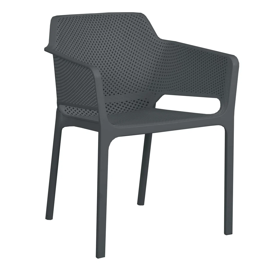 Trusted Bailey Outdoor Dining Chair Charcoal Expertly Made
