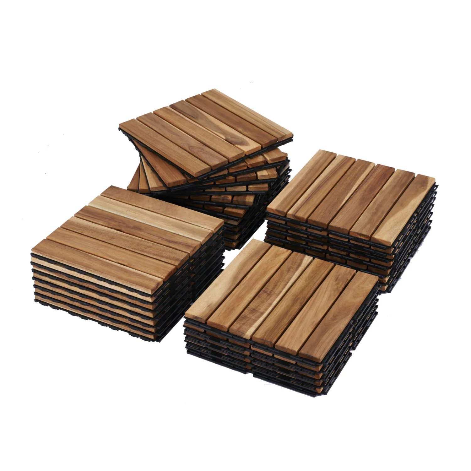 Quality 30 PCS Interlocking Deck Tiles 12 x12 Waterproof Solid Acacia Wood Patio Tiles Flooring Tiles Outdoor All Weather30 PCS Interlocking Deck Tiles 12 x12 Waterproof Solid Acacia Wood Patio Tiles Flooring Tiles Outdoor All Weather Prestigious