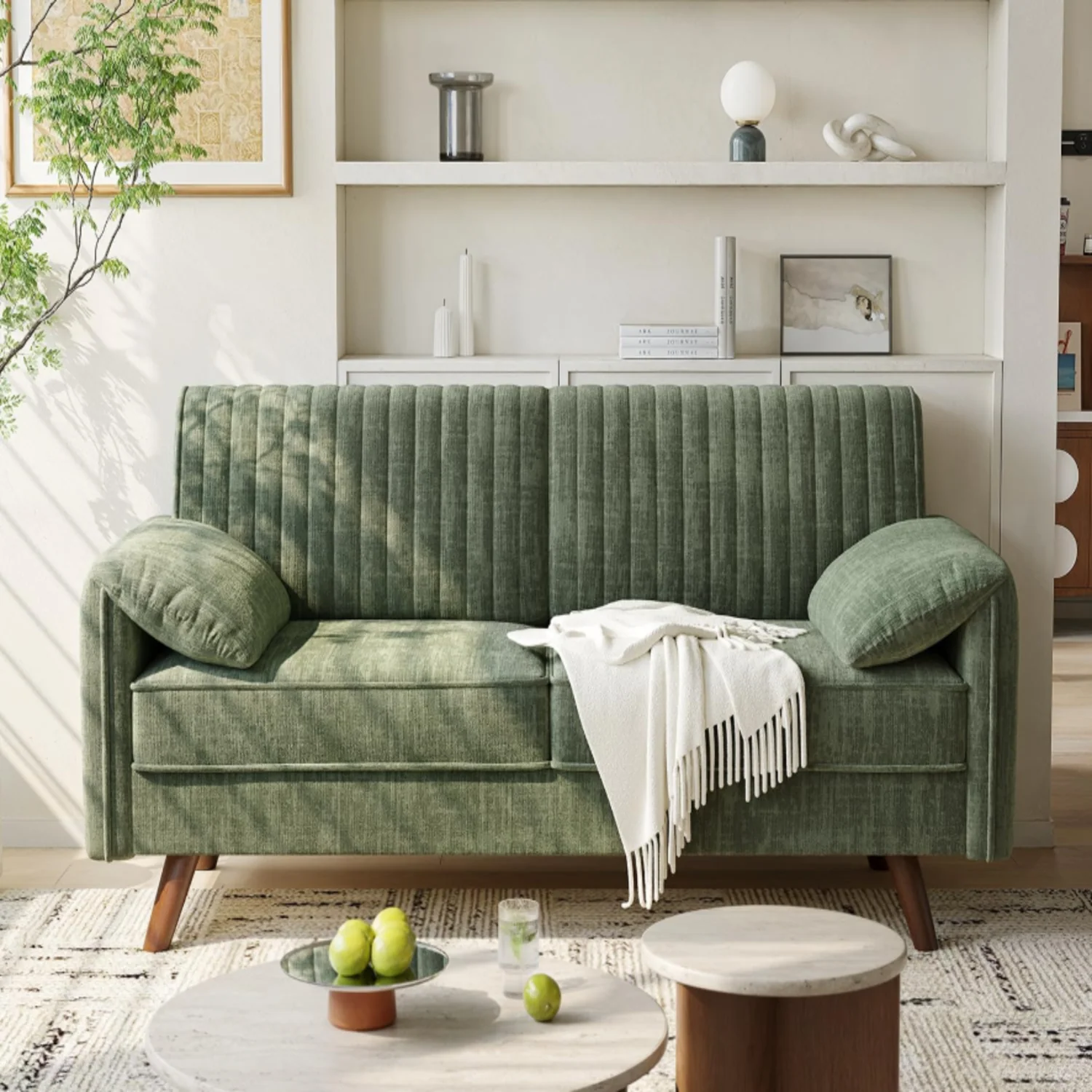 Prestigious 64 Inch Loveseat Sofa for Small Space 2-Seater Couch with Padded Arms Spring Cushions Steel and Wood Frame64 Inch Loveseat Sofa for Small Space 2-Seater Couch with Padded Arms Spring Cushions Steel and Wood Frame Excellent