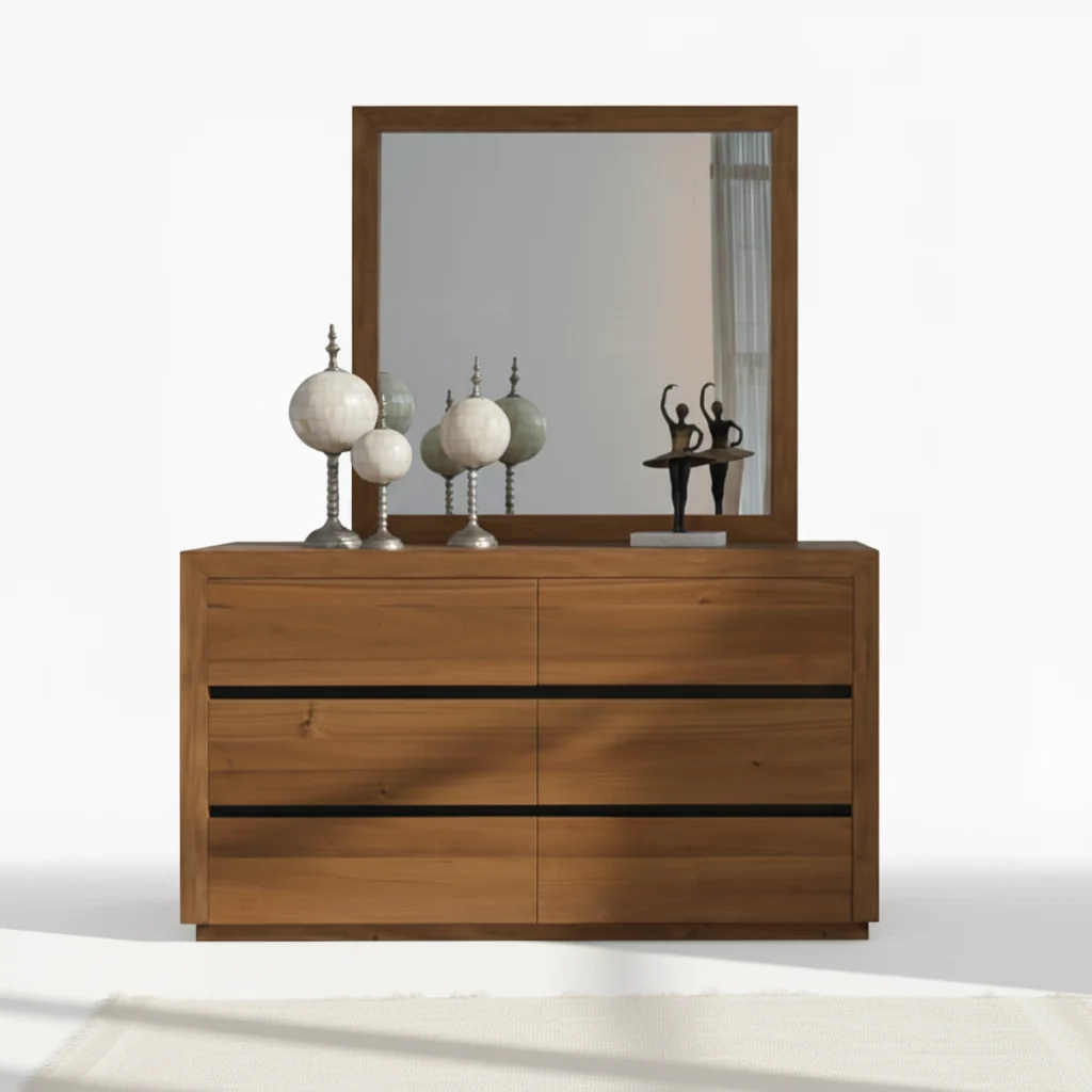 Optimized Prague Dresser and Mirror Top-Quality
