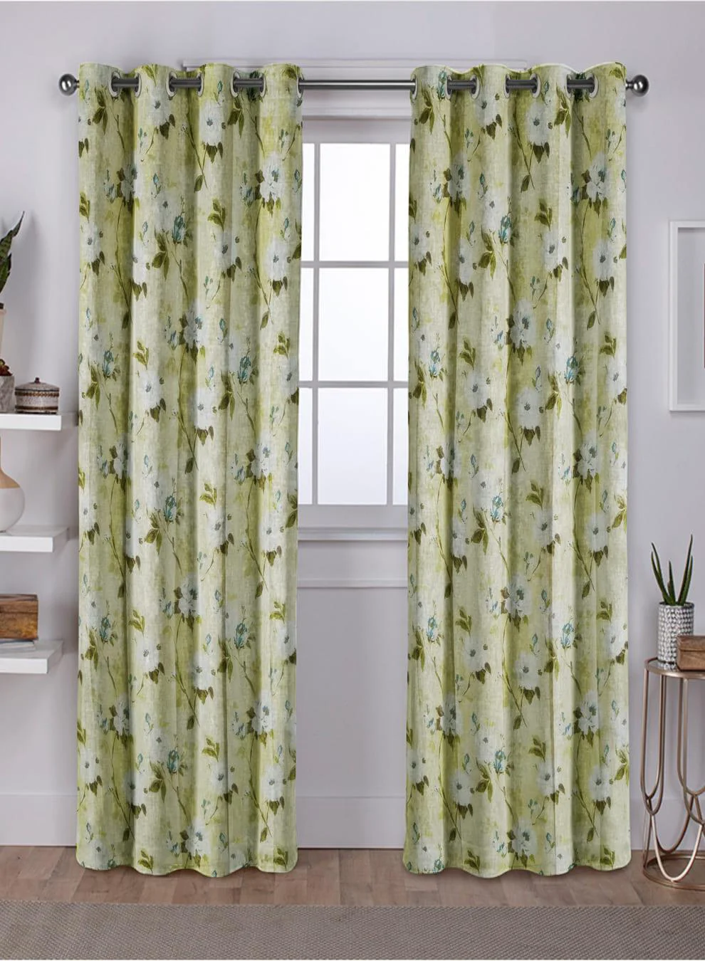 Flexible Solana Room Darkening Curtains Elegant Floral Print Canary Yellow Set of 2 Fully CustomizableThe Guide to Measuring and Choosing Curtains Responsible