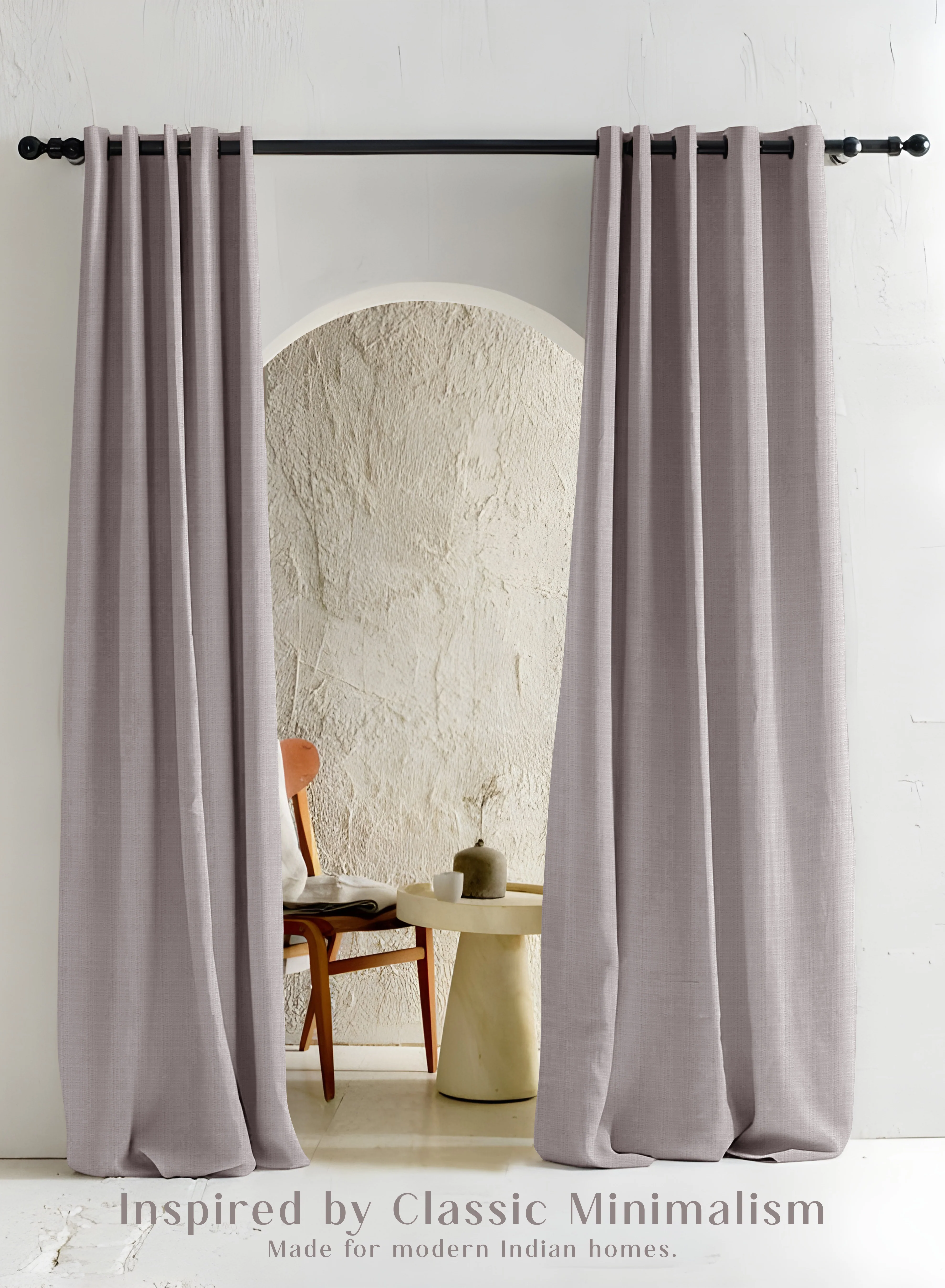 Fine Cocoon Minimal Texture Room Darkening Curtains Modern Aesthetic Gray Set of 2 Fully CustomizableThe Guide to Measuring and Choosing Curtains Official