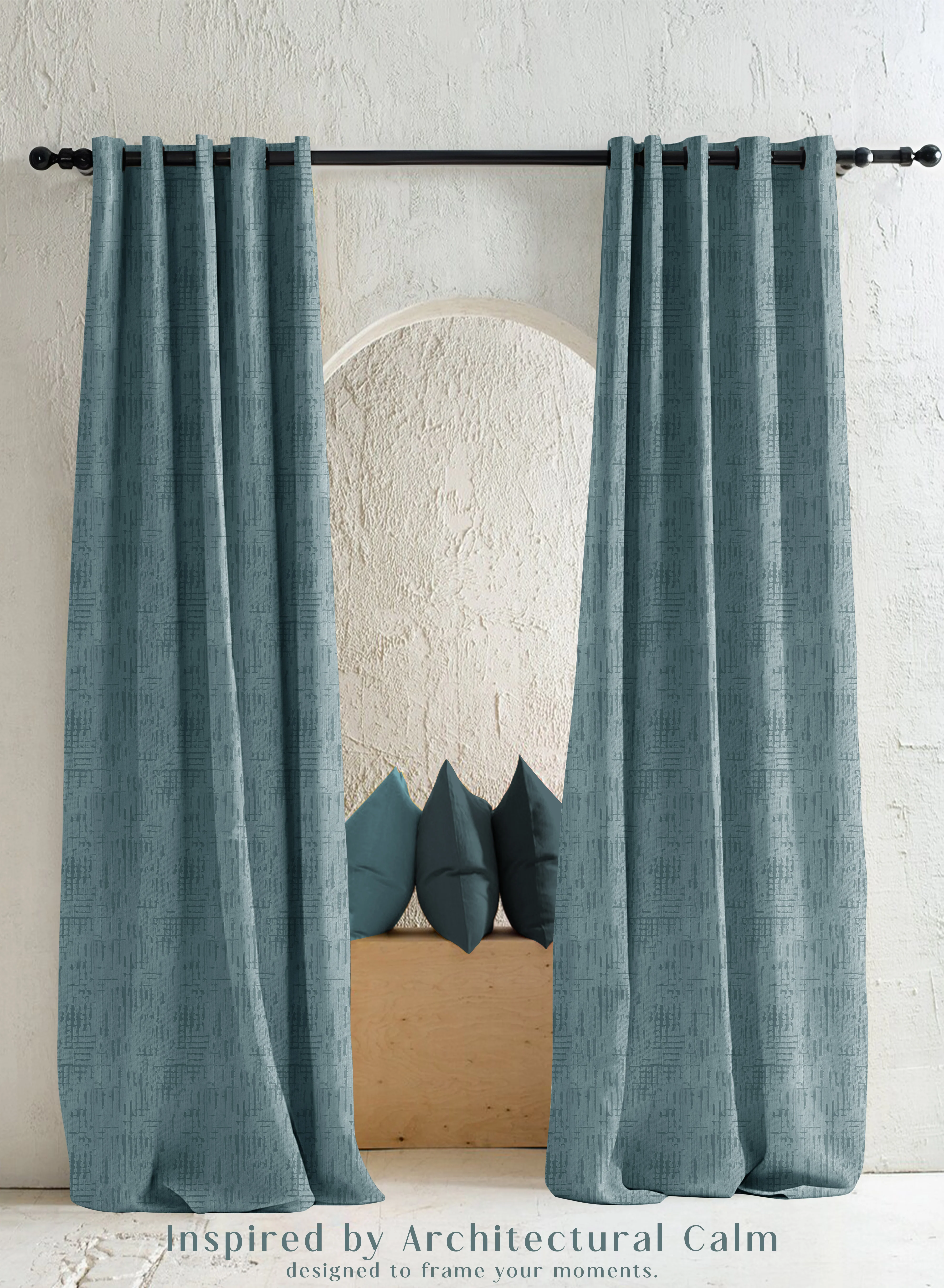 Advanced Elsa Textured Room Darkening Curtains Modern Aesthetic Seafoam Green Set of 2 Fully CustomizableThe Guide to Measuring and Choosing Curtains Crafted