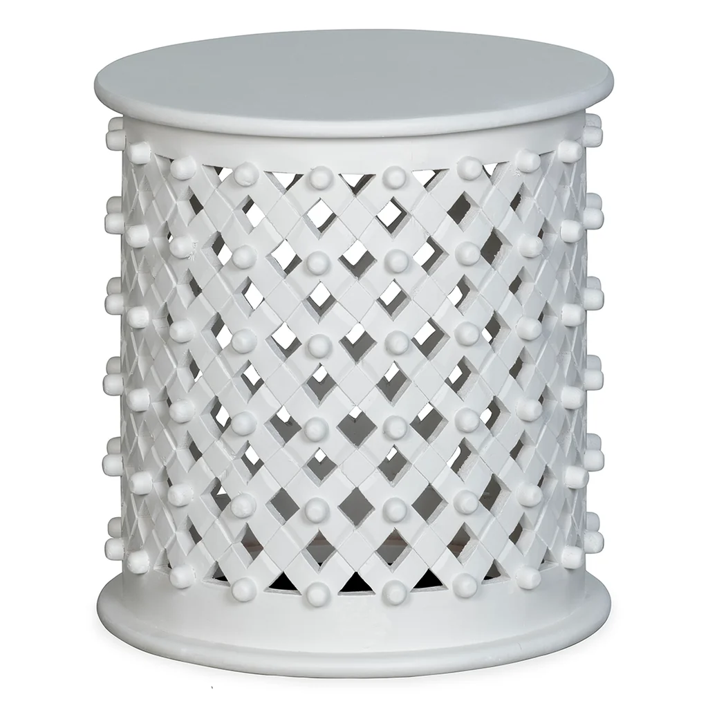 Breathable Satara Lamp Table White Premium