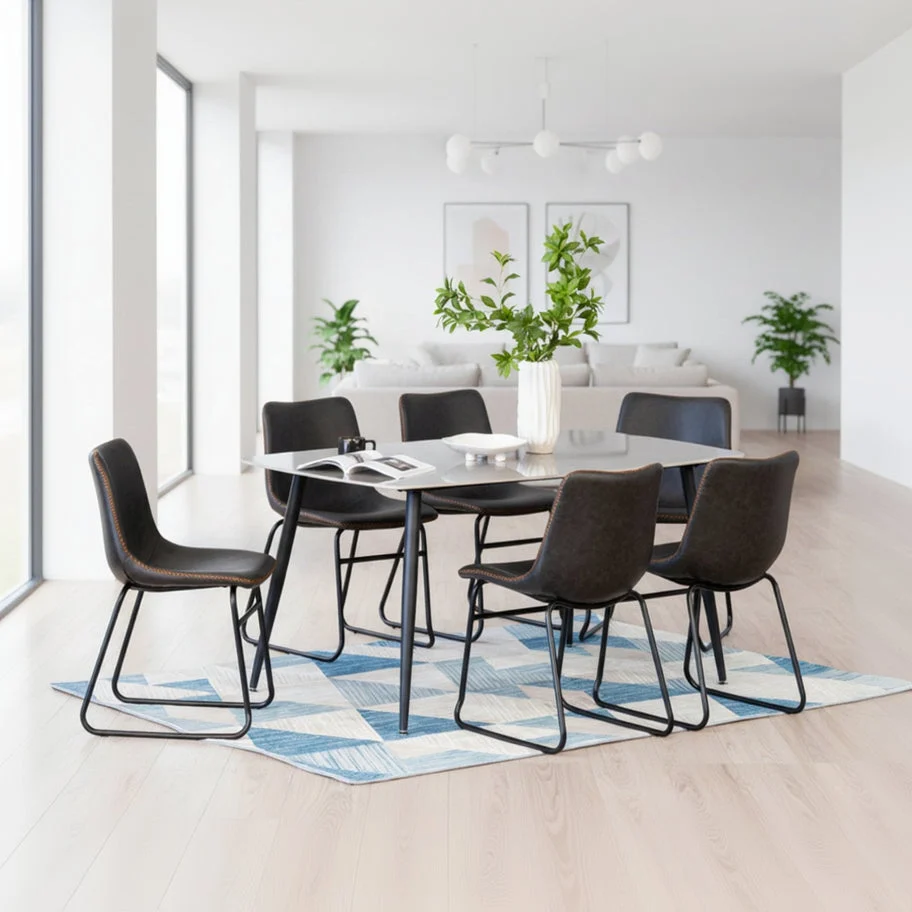 Original Matteo 7 Pce Dining Suite High-End