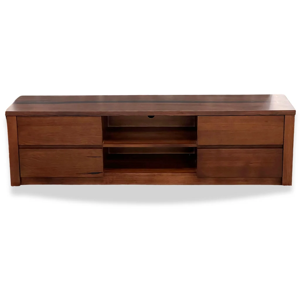 Official Monaco 1800 Entertainment Unit - Walnut Elegant