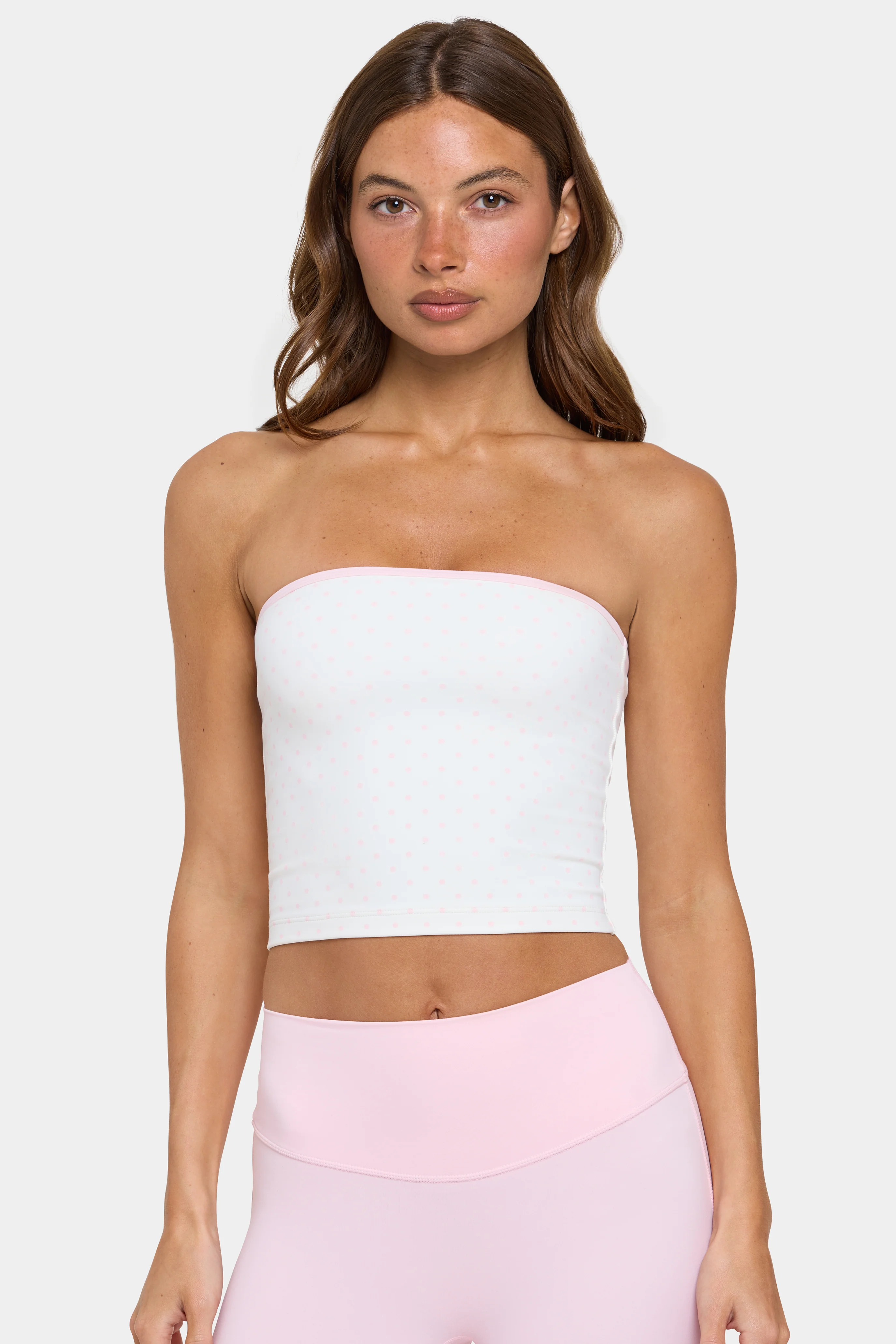Safe Soft Active Bandeau Top in Cotton Candy Reliable