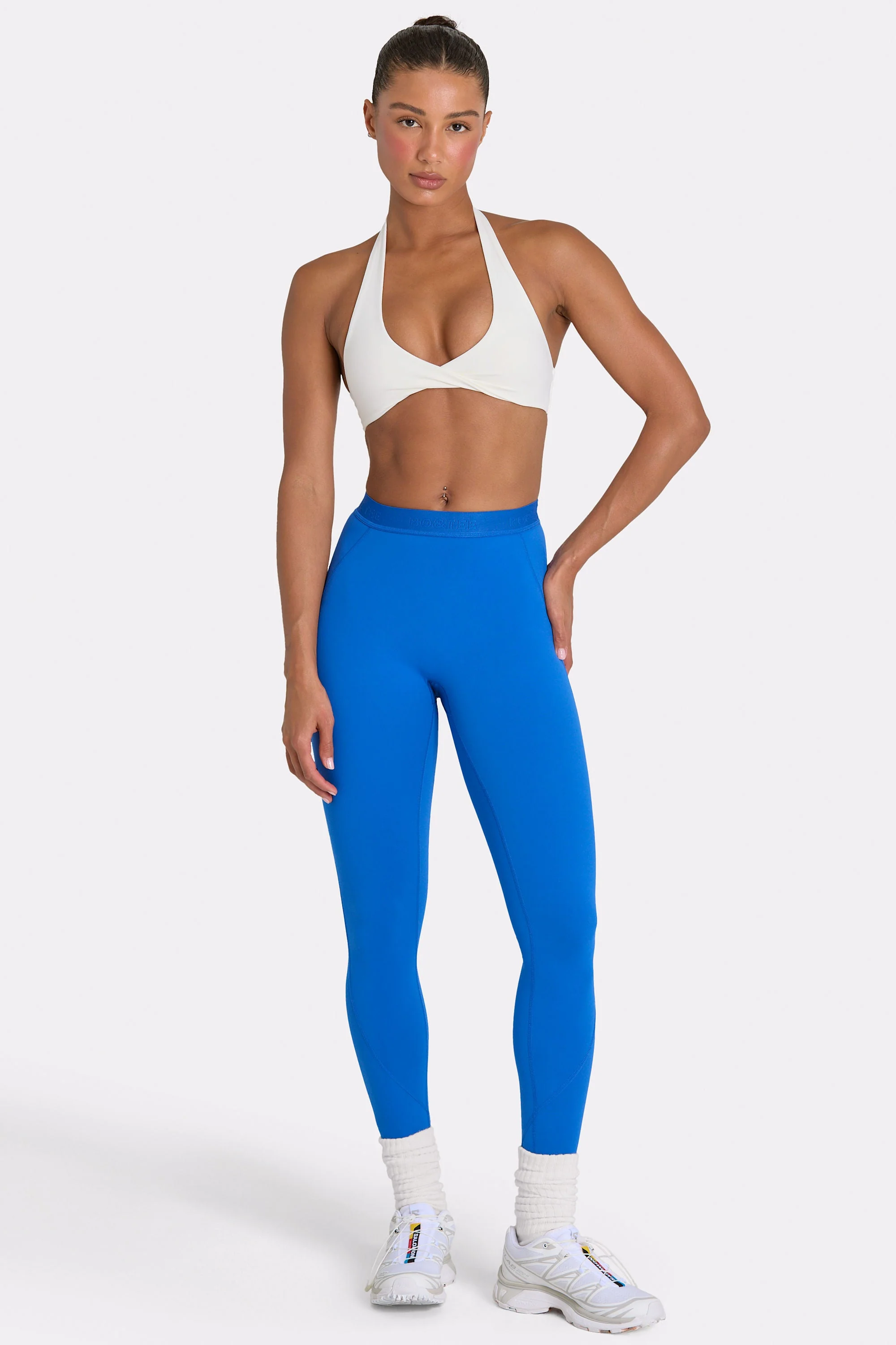 Fine Crafted Soft Active Leggings in Cobalt Easy-to-Use