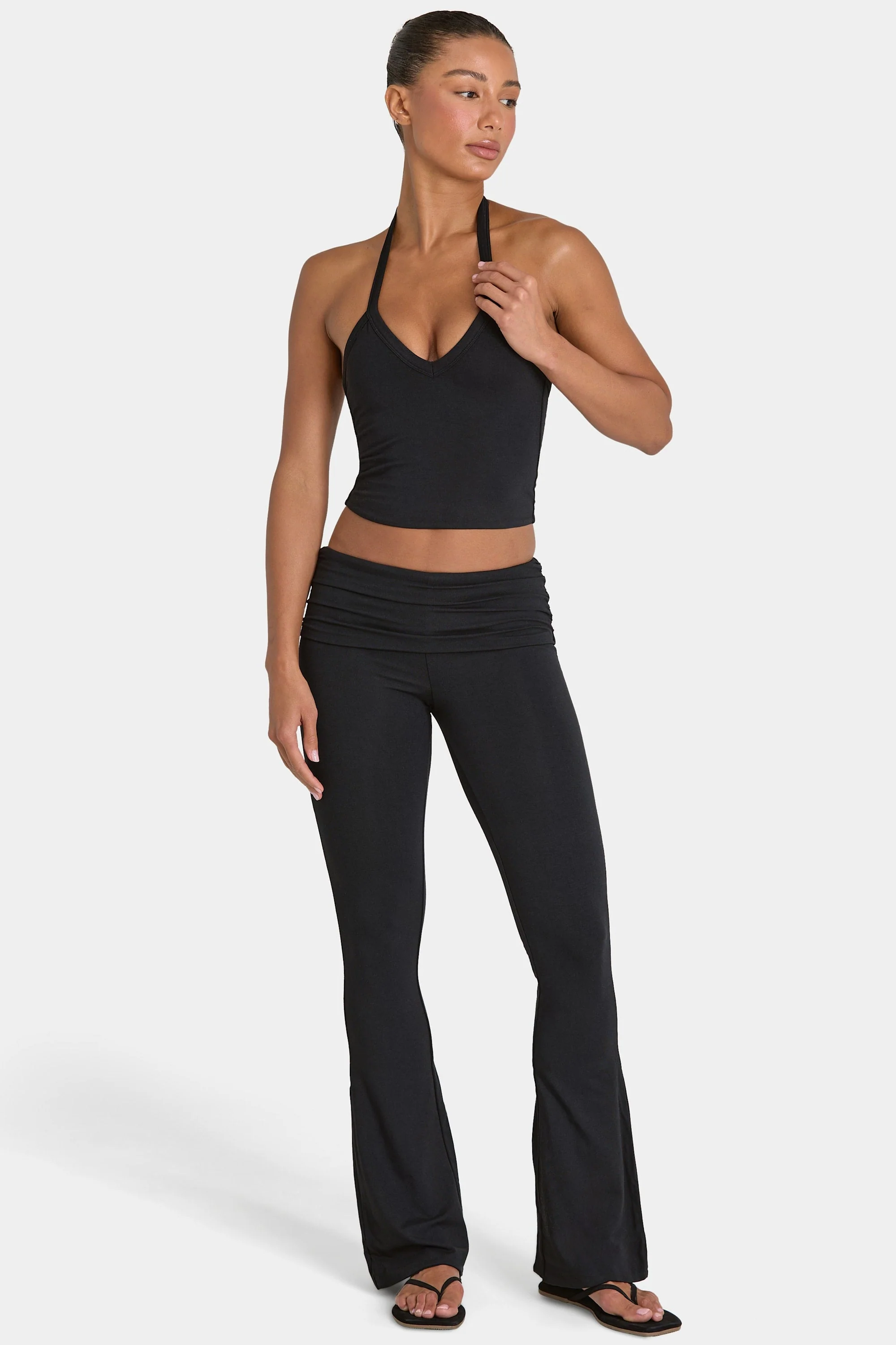 Excellent ButterCloud™ Flared Leggings in Black Safe