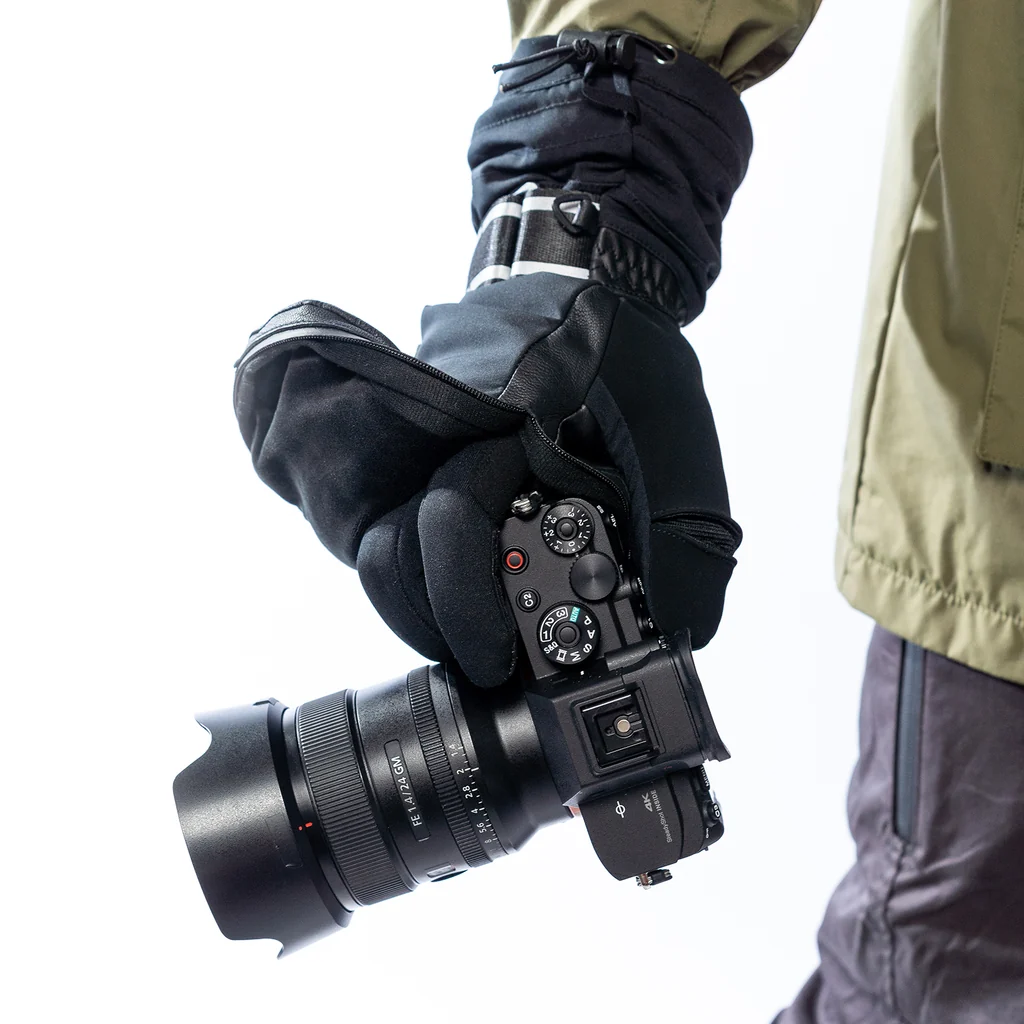 Premium Material Haukland 3in1 Winter Gloves for Photographers Lightweight