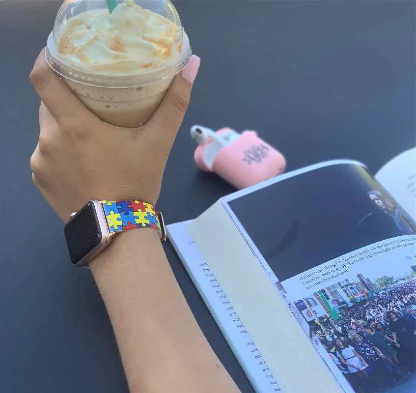 Refined Autism Watch Band - Stylish and Comfortable Accessory for Awareness User-Friendly